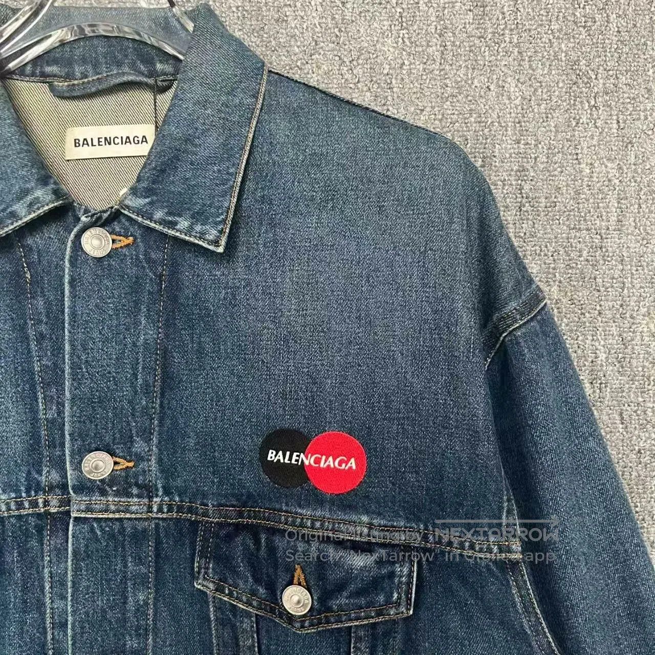 Balenciaga blenciaga washed denim jacket size 36. Size US M / EU 48-50 / 2 - 3 Thumbnail