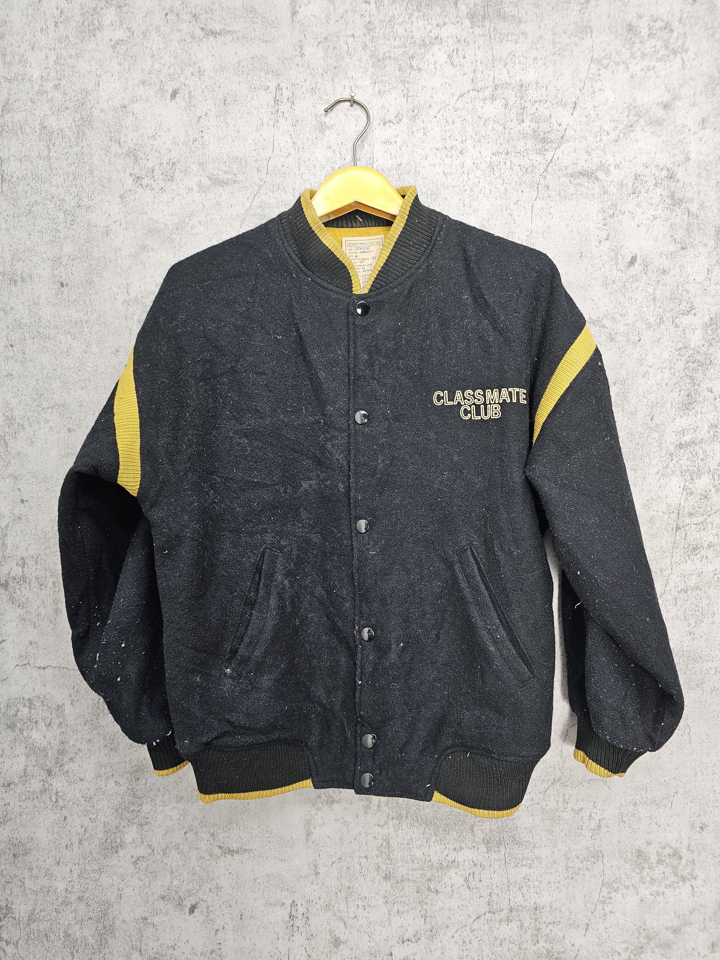 Vintage CLASSMATE CLUB Reversible Wool Varsity Jacket J0096