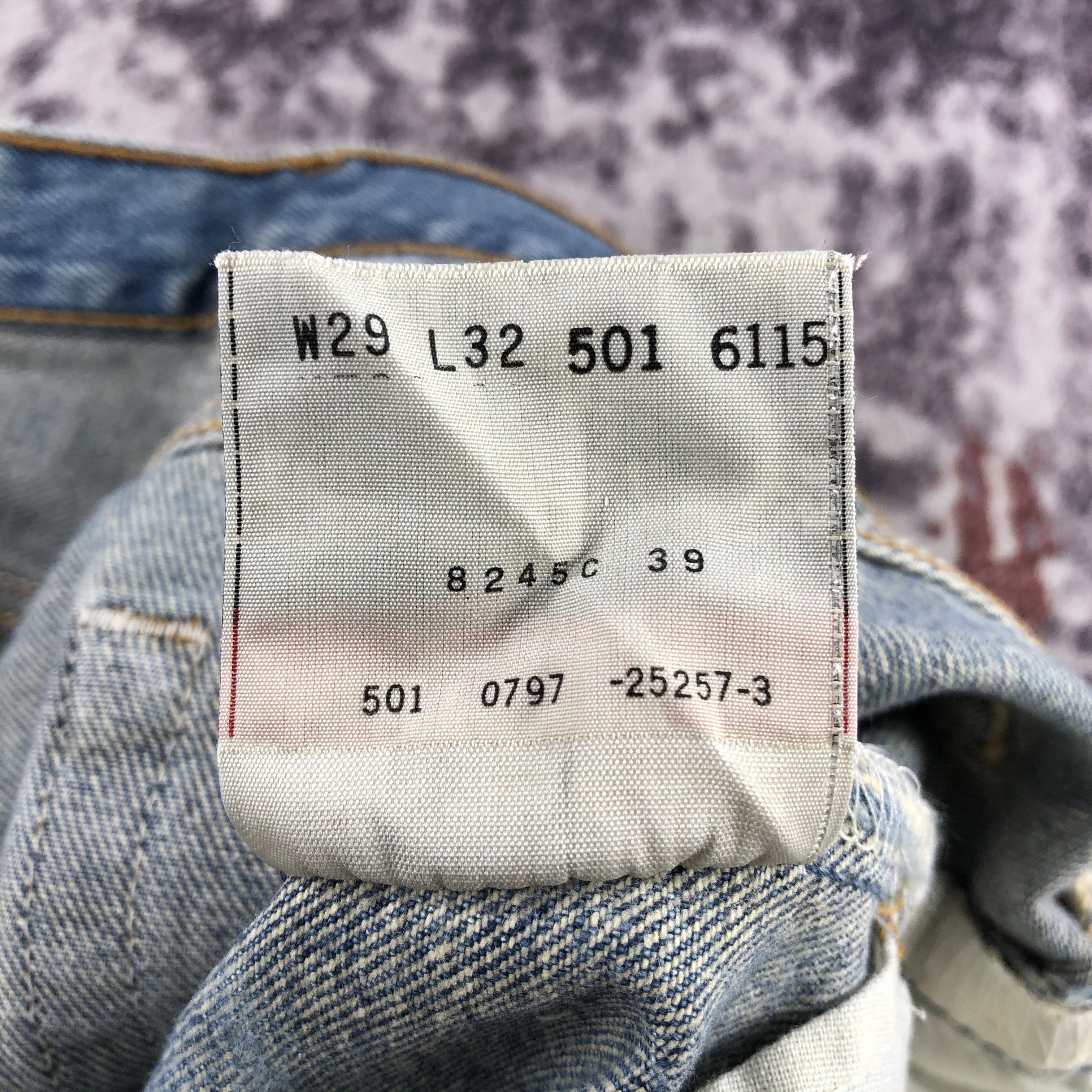 Levi's Vintage 90s Levis 501 Jeans-JM2721 Size US 28 / EU 44 - 13 Thumbnail