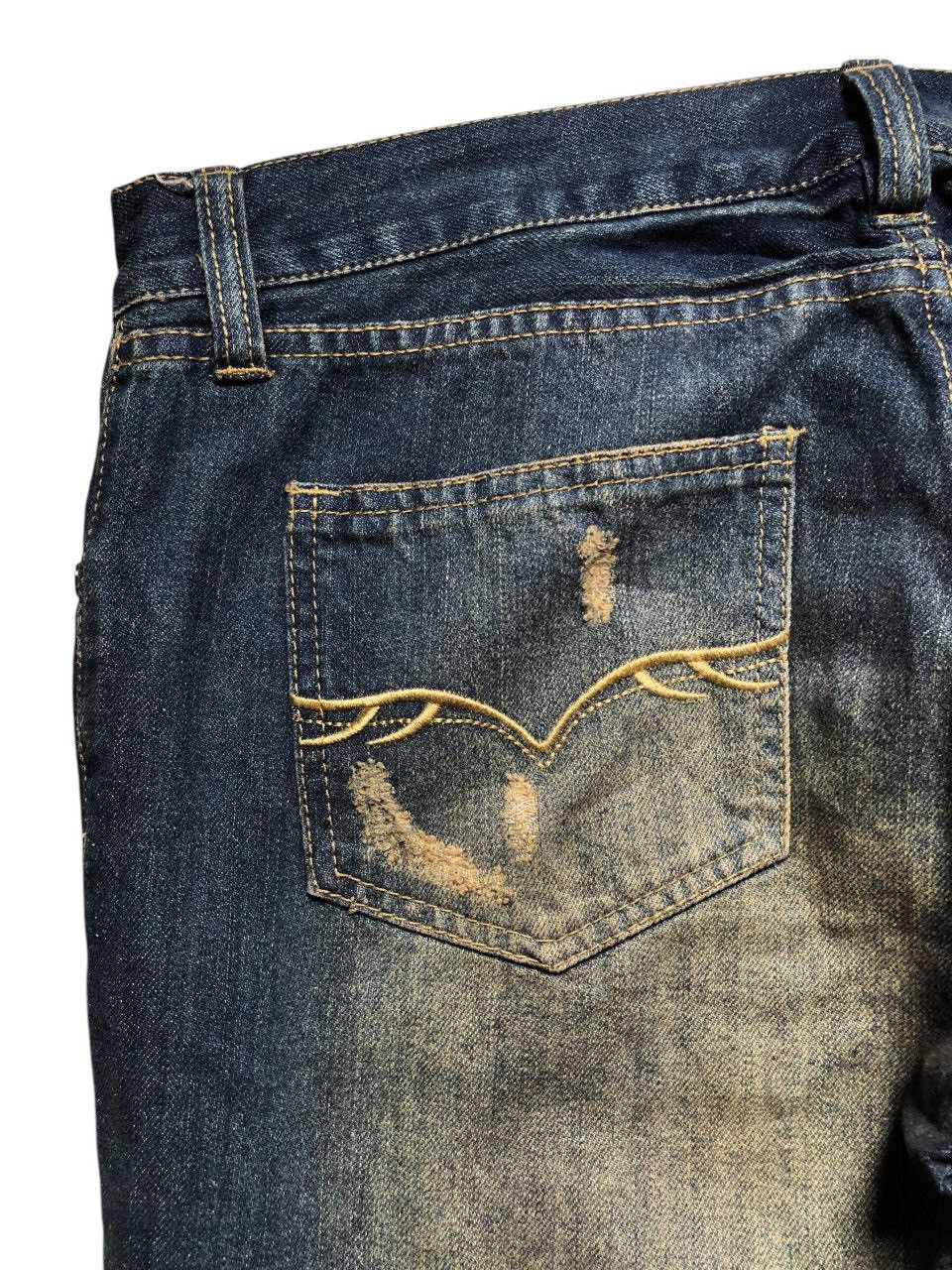 GOSTAR DE FUGA × If Six Was Nine × Le Grande Bleu (L.G.B.) Fuga Distressed Rusty Flare Jeans Size US 33 - 13 Thumbnail
