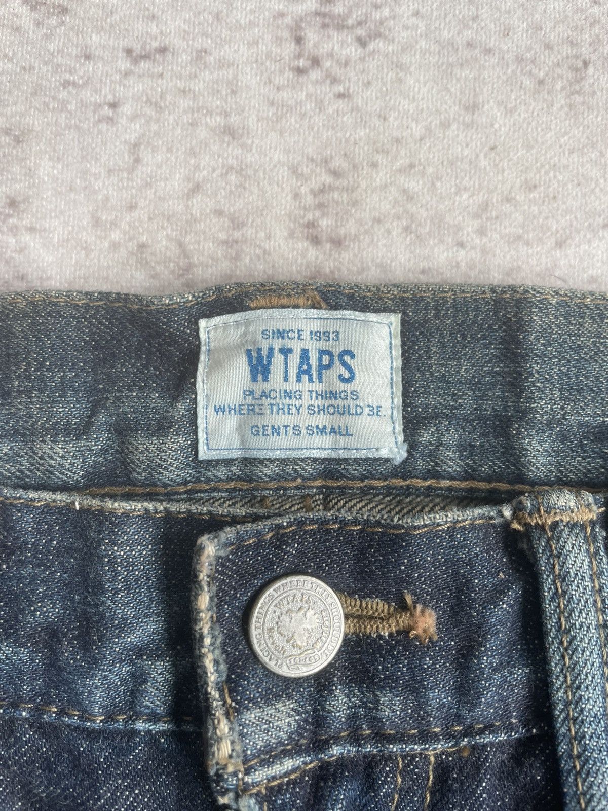 Wtaps FW13 WTAPS LIFIST Thrashed Denim Pants Size US 31 - 5 Thumbnail