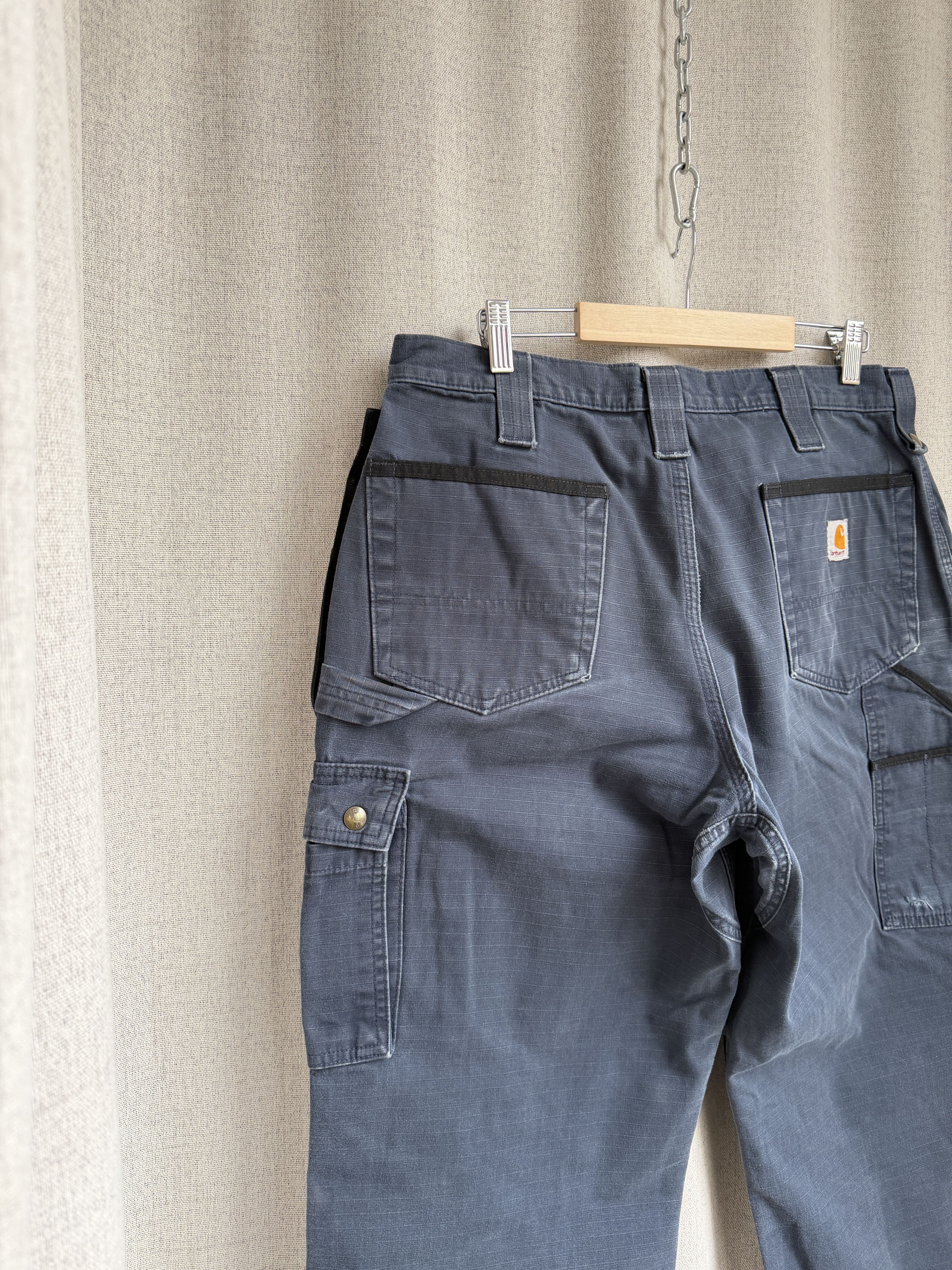 Carhartt Vintage 00s Carhartt Cargo Workwear Builder Pants Mexico Size US 33 - 5 Thumbnail