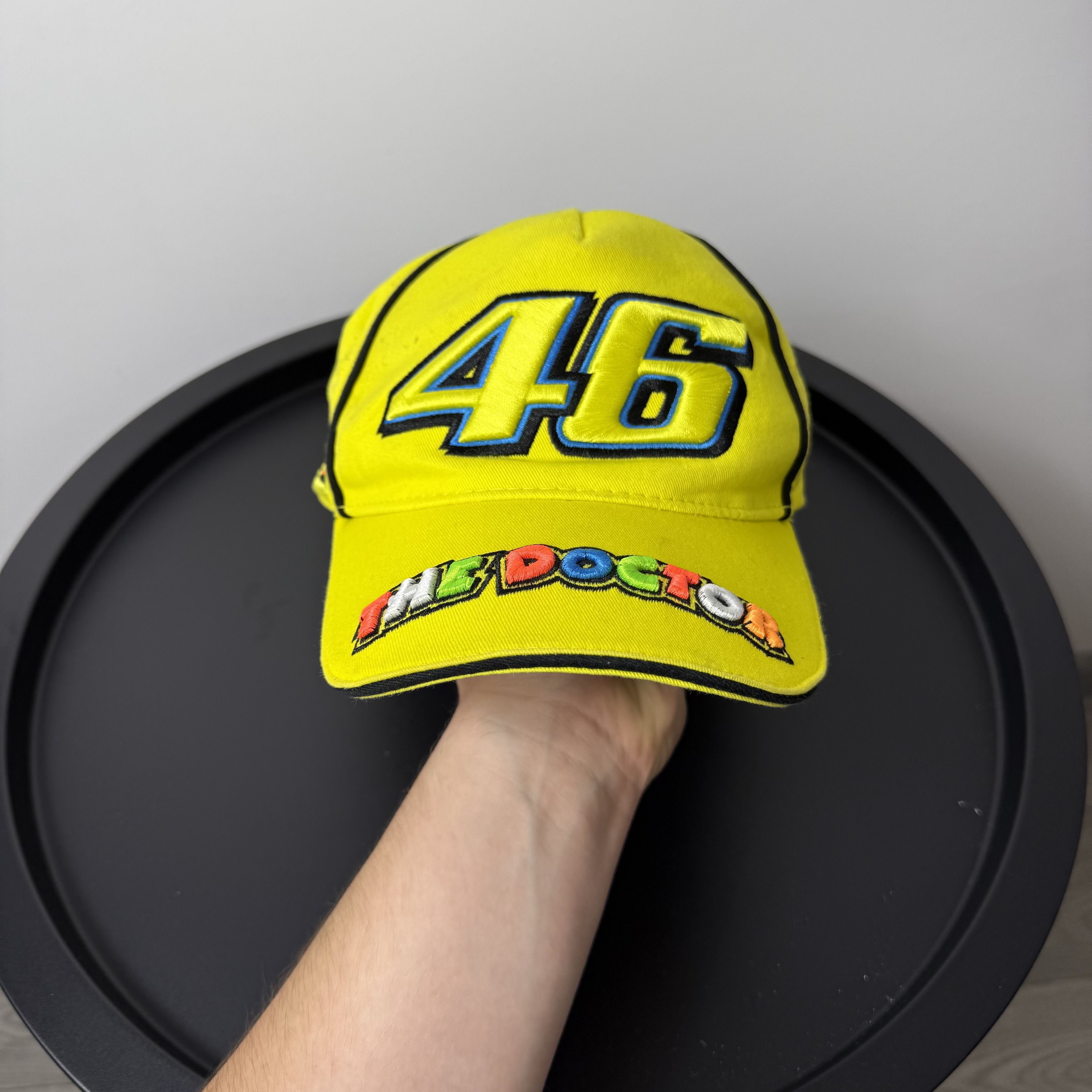 Vintage 46 The Doctor Valentino Rossi Racing Yellow Baseball Cap Hat Size ONE SIZE - 4 Thumbnail