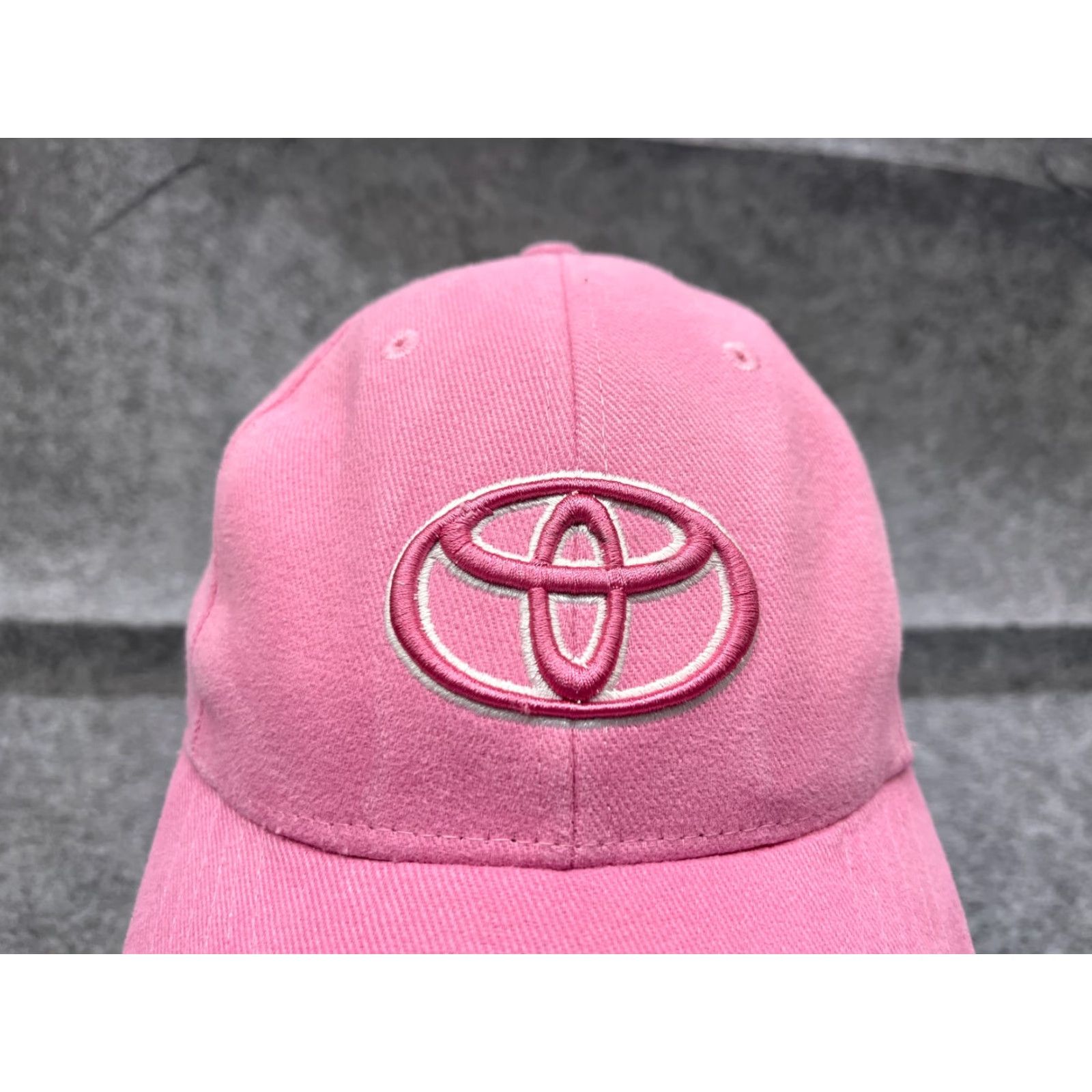 Vintage VINTAGE Inter-Ex Pink Cotton Baseball Cap Hat Adult One Size Embroidered Strap Back Casual Outdoor Cars Size ONE SIZE - 2 Thumbnail