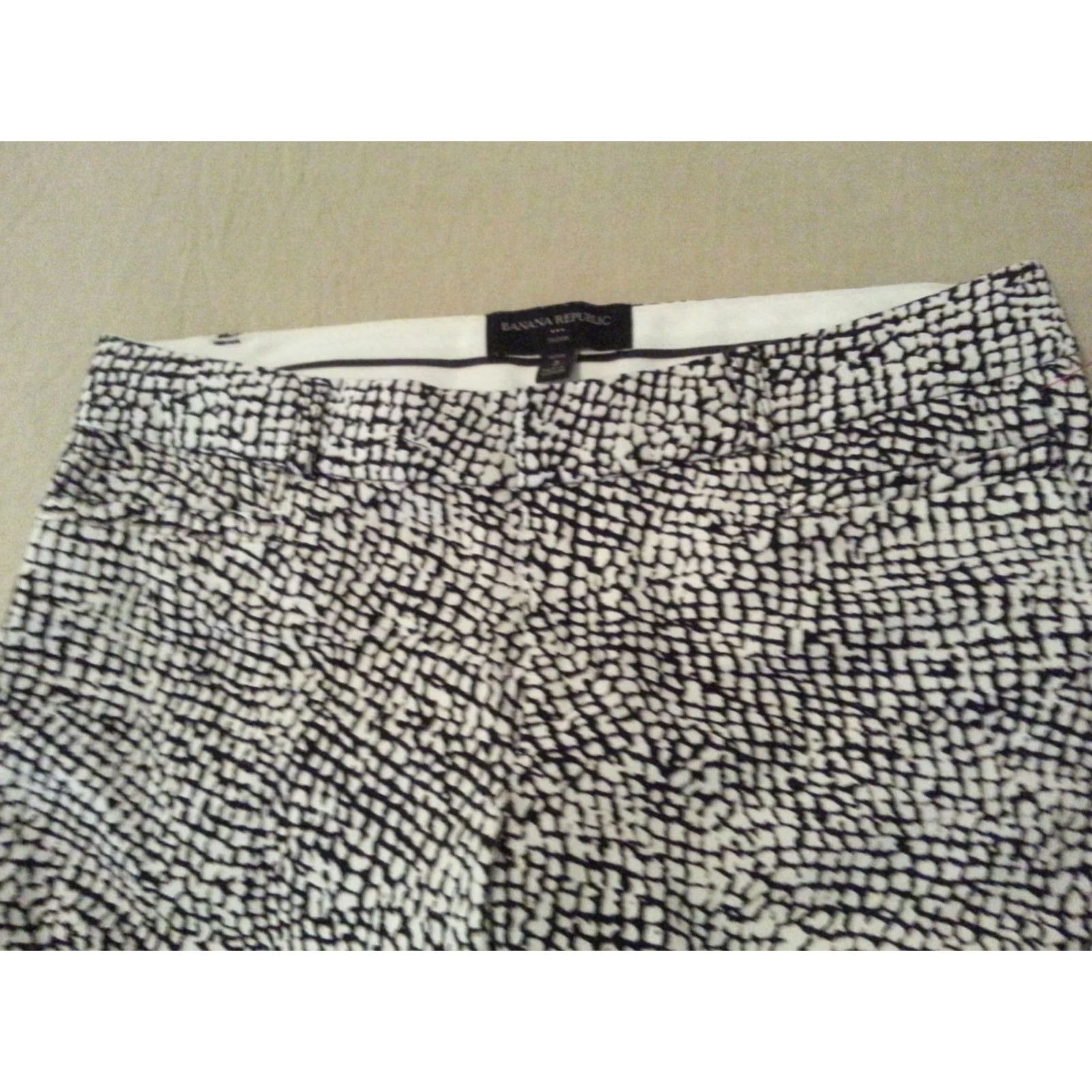 Banana Republic Banana Republic White Pants Cotton 28x24 2 Regular Womens Size 26" / US 2 / IT 38 - 4 Thumbnail