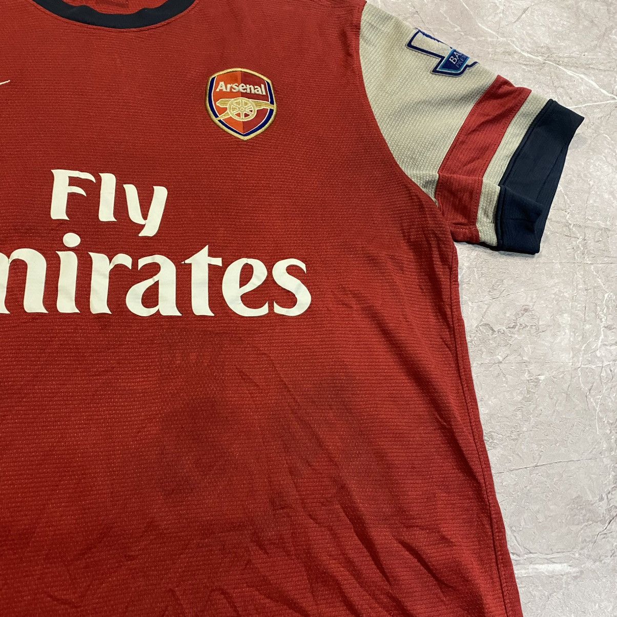 Nike S.CAZORLA ! VINTAGE NIKE ARSENAL TEE SOCCER JERSEY Size US L / EU 52-54 / 3 - 15 Thumbnail