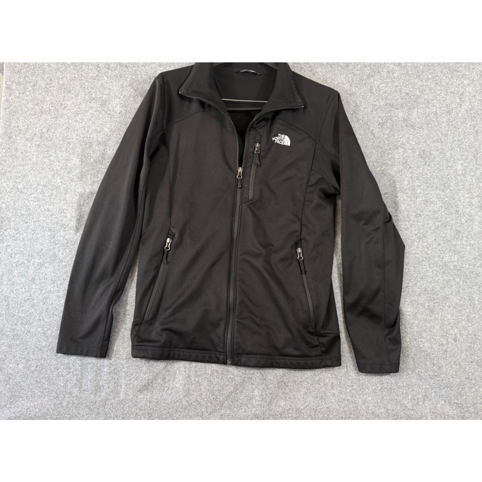 The North Face The North Face Jacket Mens M Black Full Zip Outdoor Zipped Pockets Logo Size US M / EU 48-50 / 2 - 5 Thumbnail