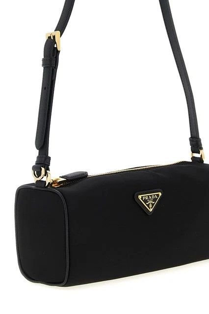 Prada PRADA Black Re-Nylon/Leather Shoulder Bag New And Authentic Size ONE SIZE - 3 Thumbnail
