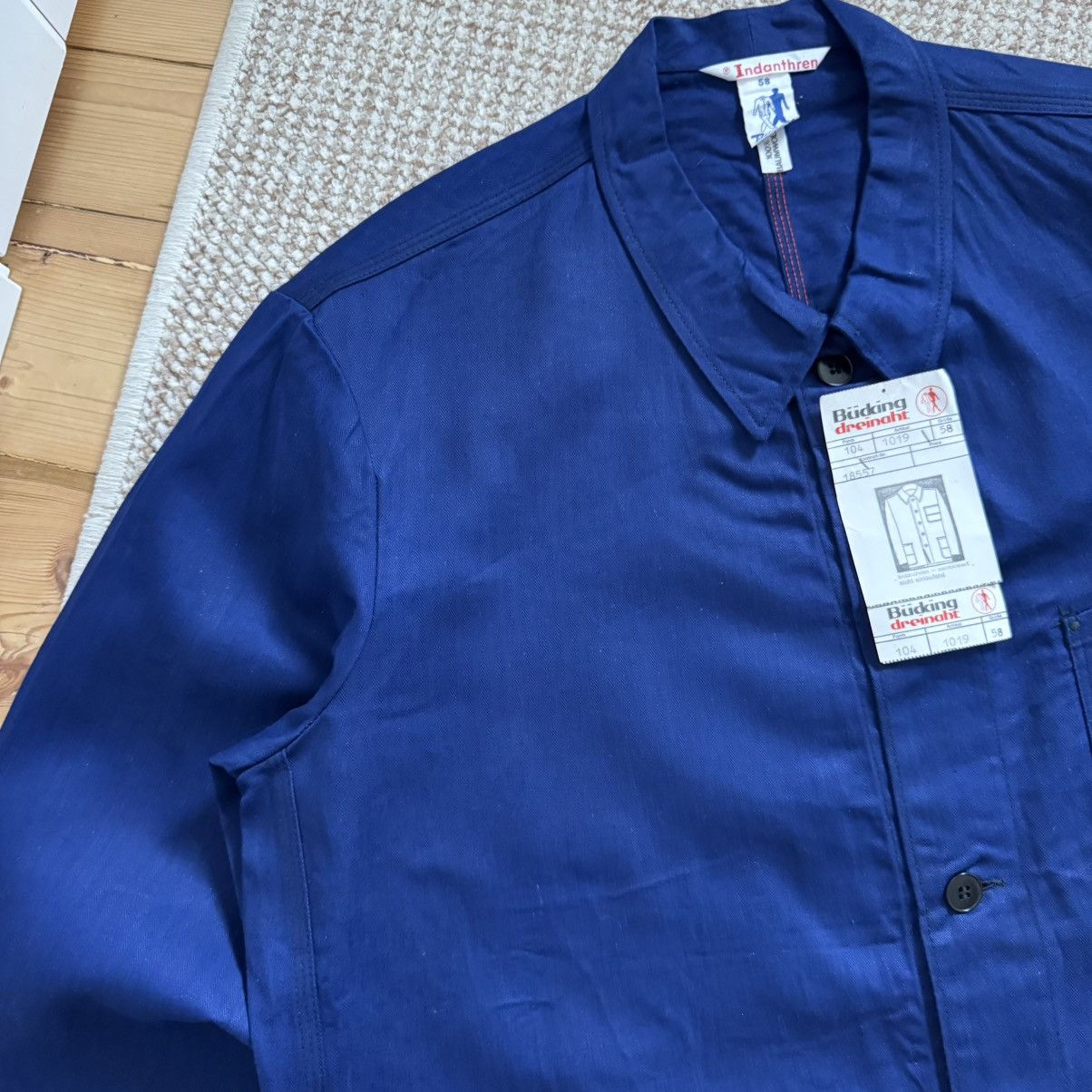 Le Laboureur German vintage herringbone hbt sanfor works jacket Size US XXL / EU 58 / 5 - 4 Thumbnail
