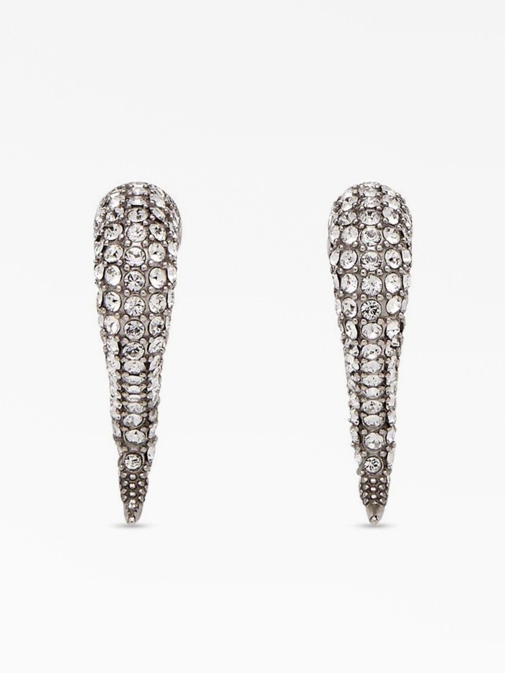 Balenciaga o1bcso1str1125 Size: OS / Force Horn Earrings in Silver Size ONE SIZE - 3 Thumbnail