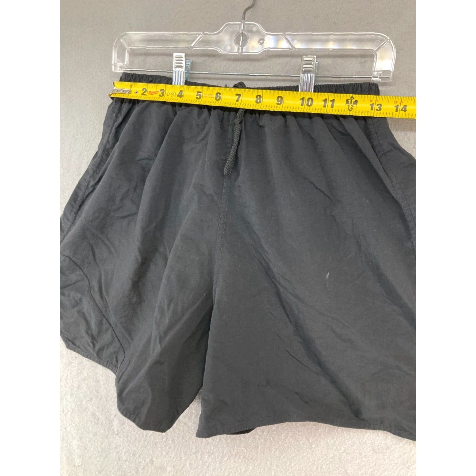 Vintage US Army Military Shorts L Mens Large Black Nylon Athletic Lined Relaxed - Army Modern Style, 4 Inseam, Drawstring, Solid Pattern Size US 33 - 2 Thumbnail