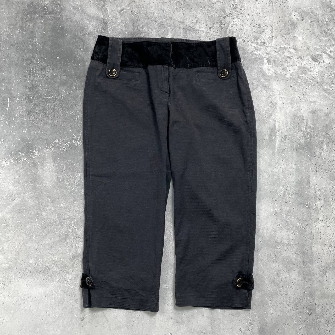 Dolce & Gabbana Vintage Dolce & Gabbana Formal Long Shorts With Velour Trim Size 30" / US 8 / IT 44 - 1 Thumbnail