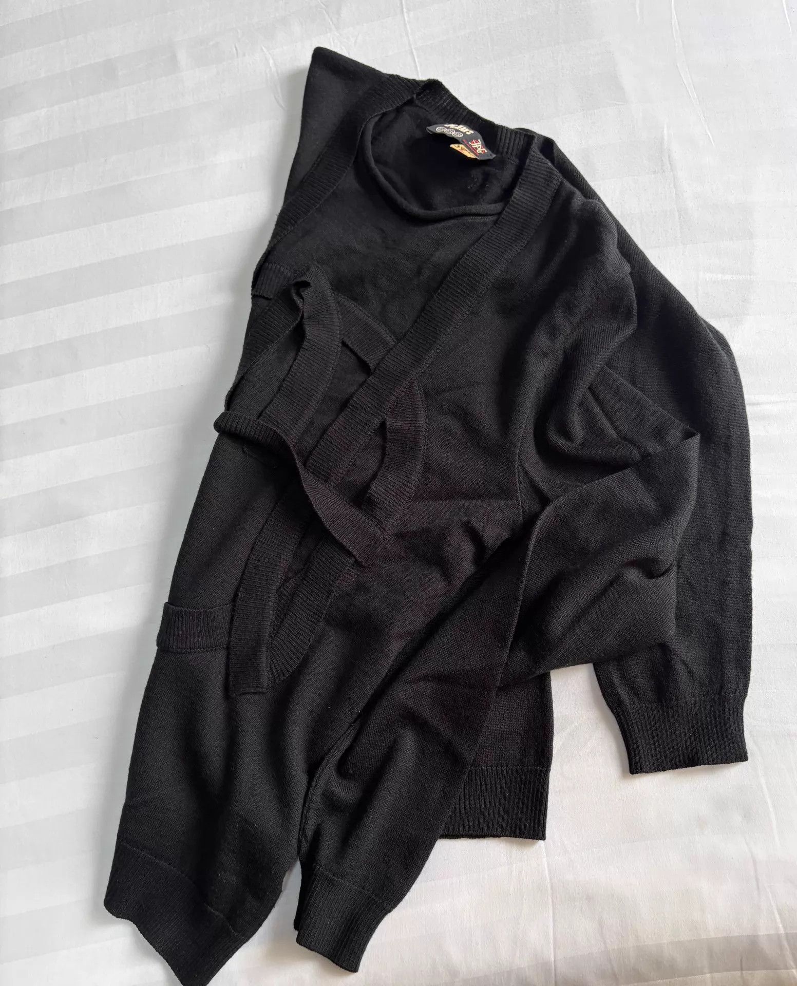 Jean Paul Gaultier Jean Paul Gaultier Vintage Knit Patchwork Logo Sweater Size M / US 6-8 / IT 42-44 - 8 Thumbnail