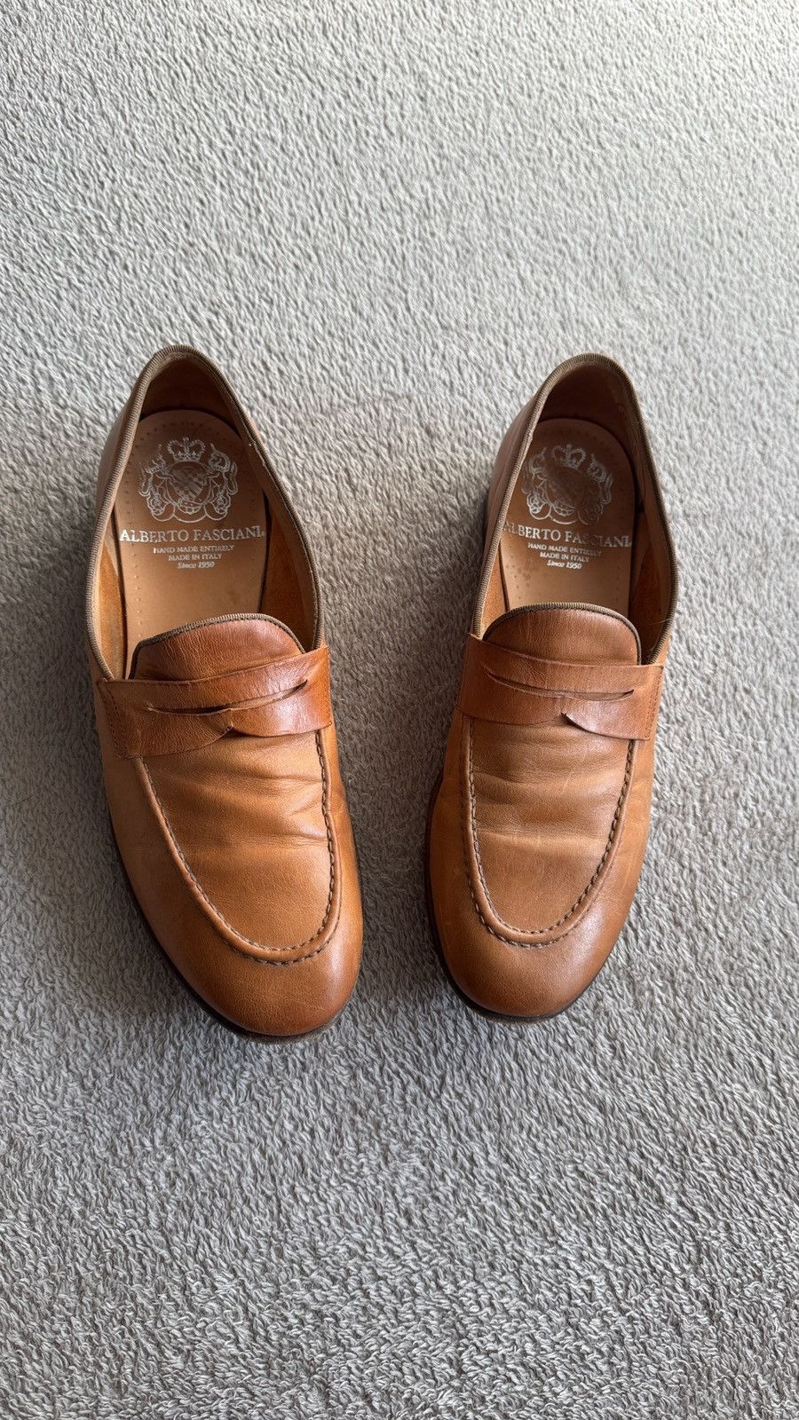 Alberto Fasciani Fasciani Vibram Leather Moccasin Loafers handmade Gucci Vibe Size US 7.5 / EU 40-41 - 2 Thumbnail