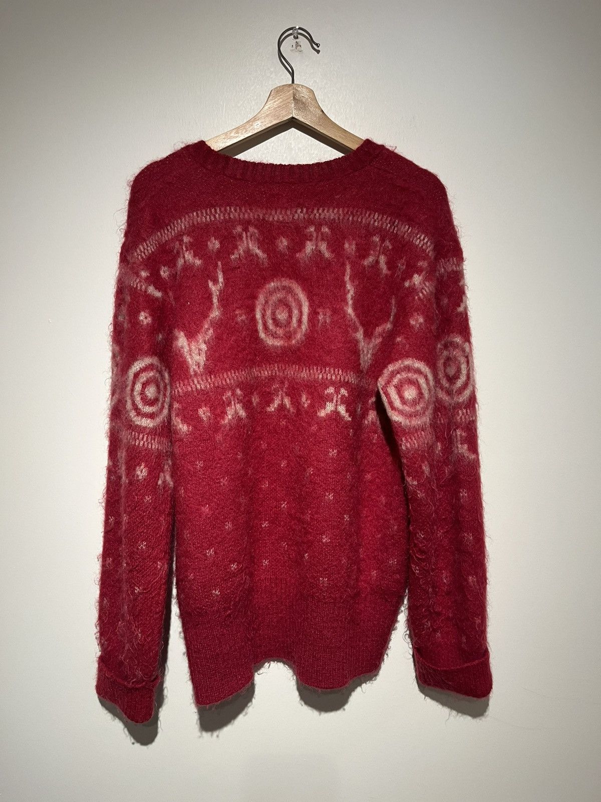 South2 West8 South2 West8 Mohair Red Sweater Size US L / EU 52-54 / 3 - 3 Thumbnail