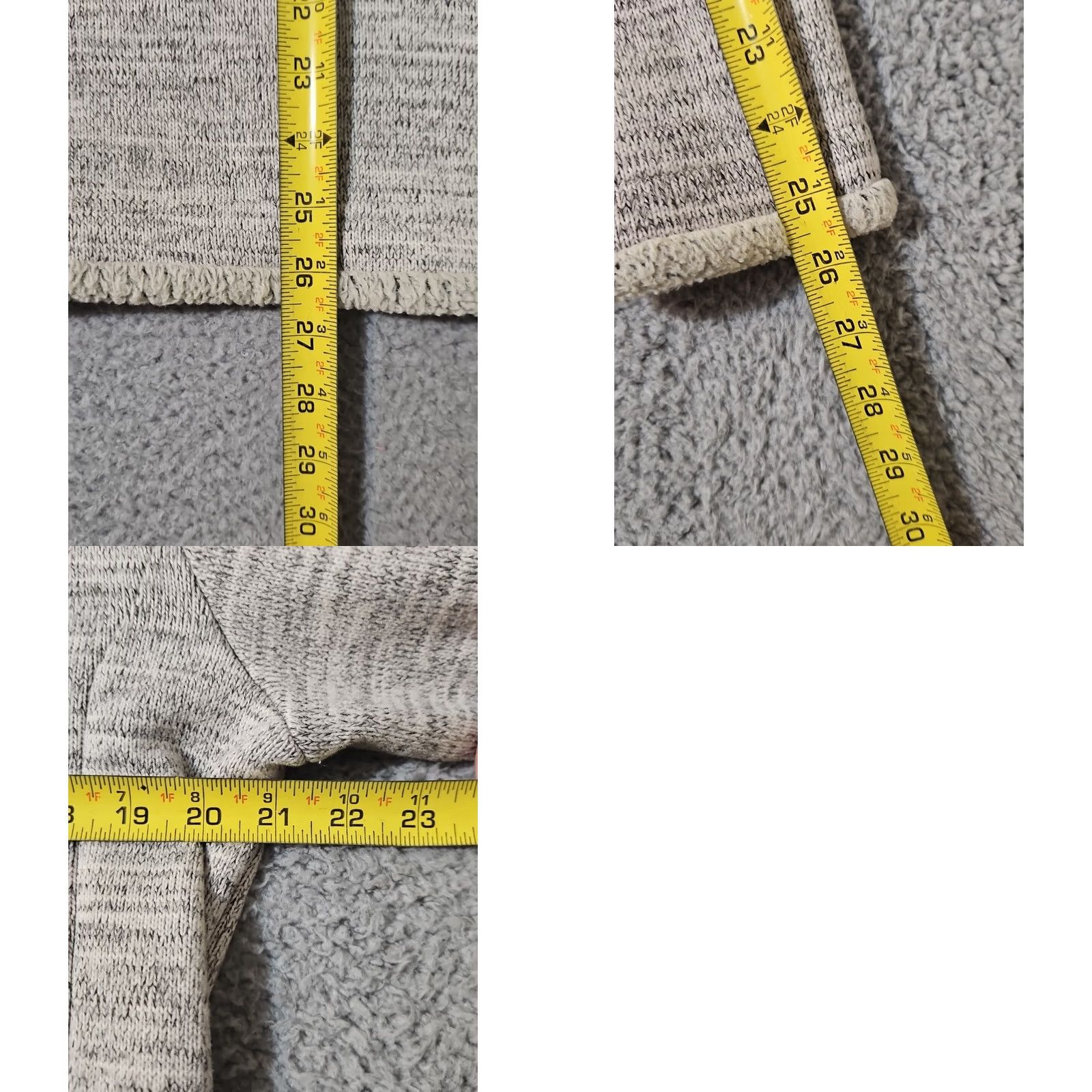 Vintage KUHL Women XL Alaska 1/4 Zip Gray Pullover Shearling Trim 4210 Size XL / US 12-14 / IT 48-50 - 8 Thumbnail