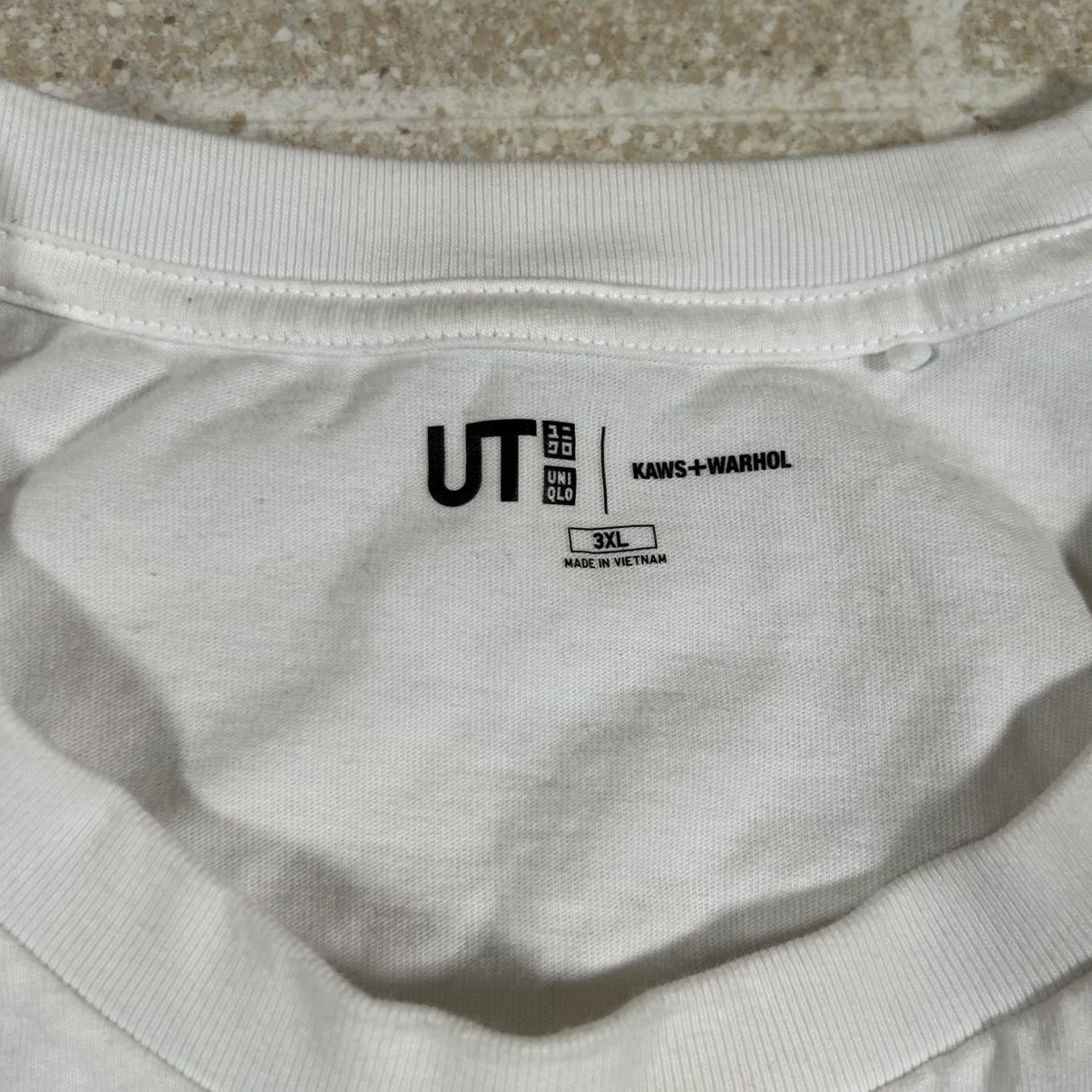 Kaws Uniqlo KAWS x Andy Warhol UT White Graphic Print T-Shirt Size US XXL / EU 58 / 5 - 4 Thumbnail