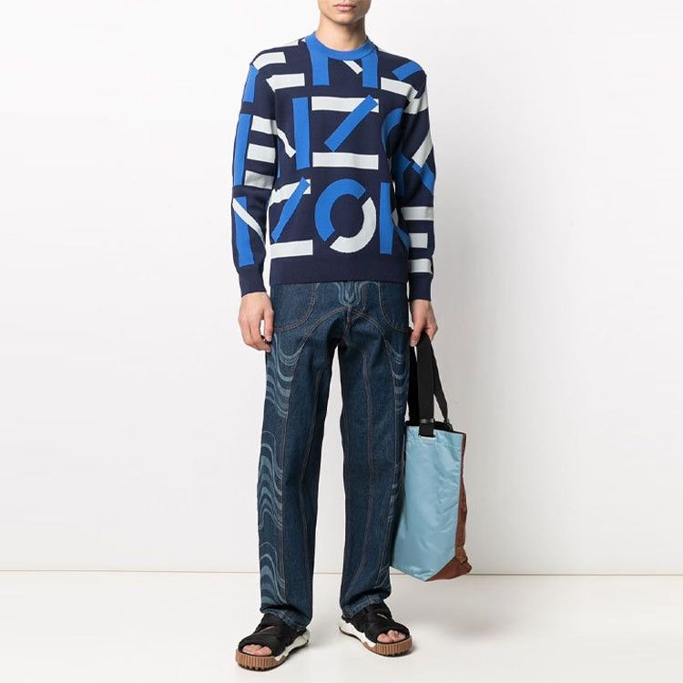 Kenzo Kenzo Sweater Monogram Size US S / EU 44-46 / 1 - 1 Thumbnail