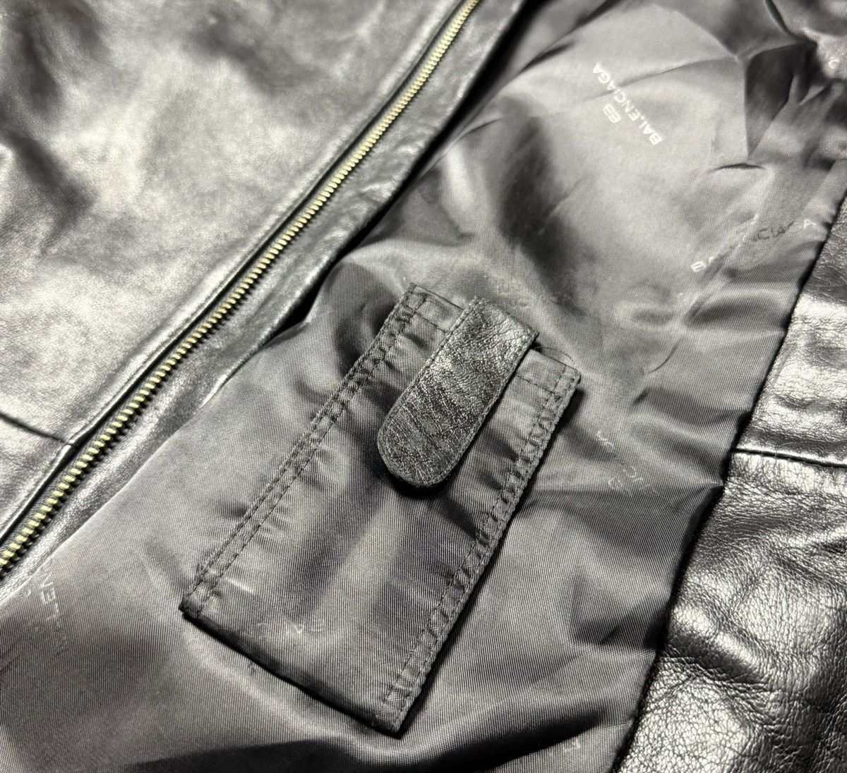 Balenciaga Balenciaga - Nicholas Ghesquière Zip-up leather jacket Size US L / EU 52-54 / 3 - 18 Thumbnail