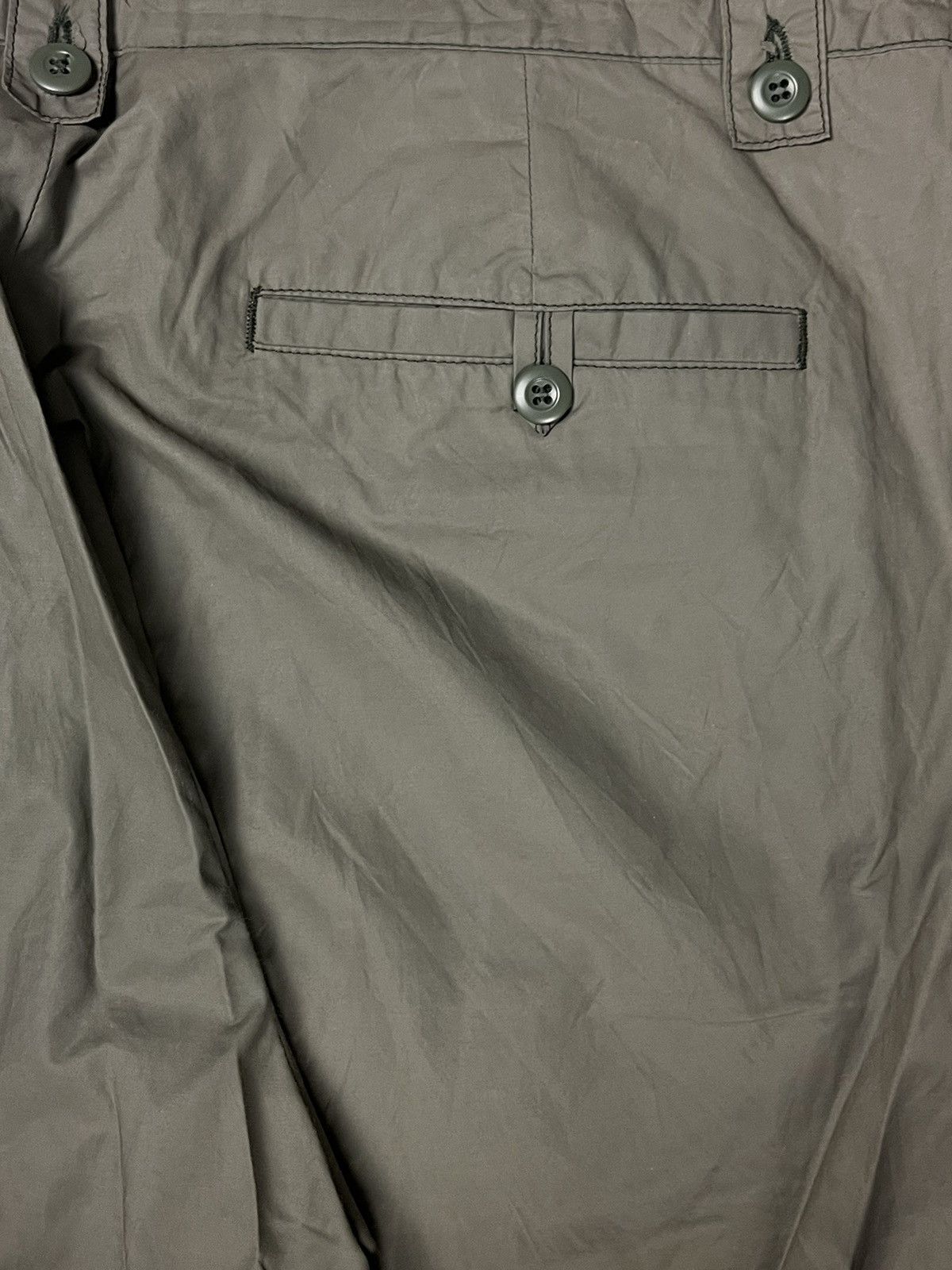 Helmut Lang Helmut Lang - 90’s Olive Synthetic Pants Size US 32 / EU 48 - 5 Thumbnail