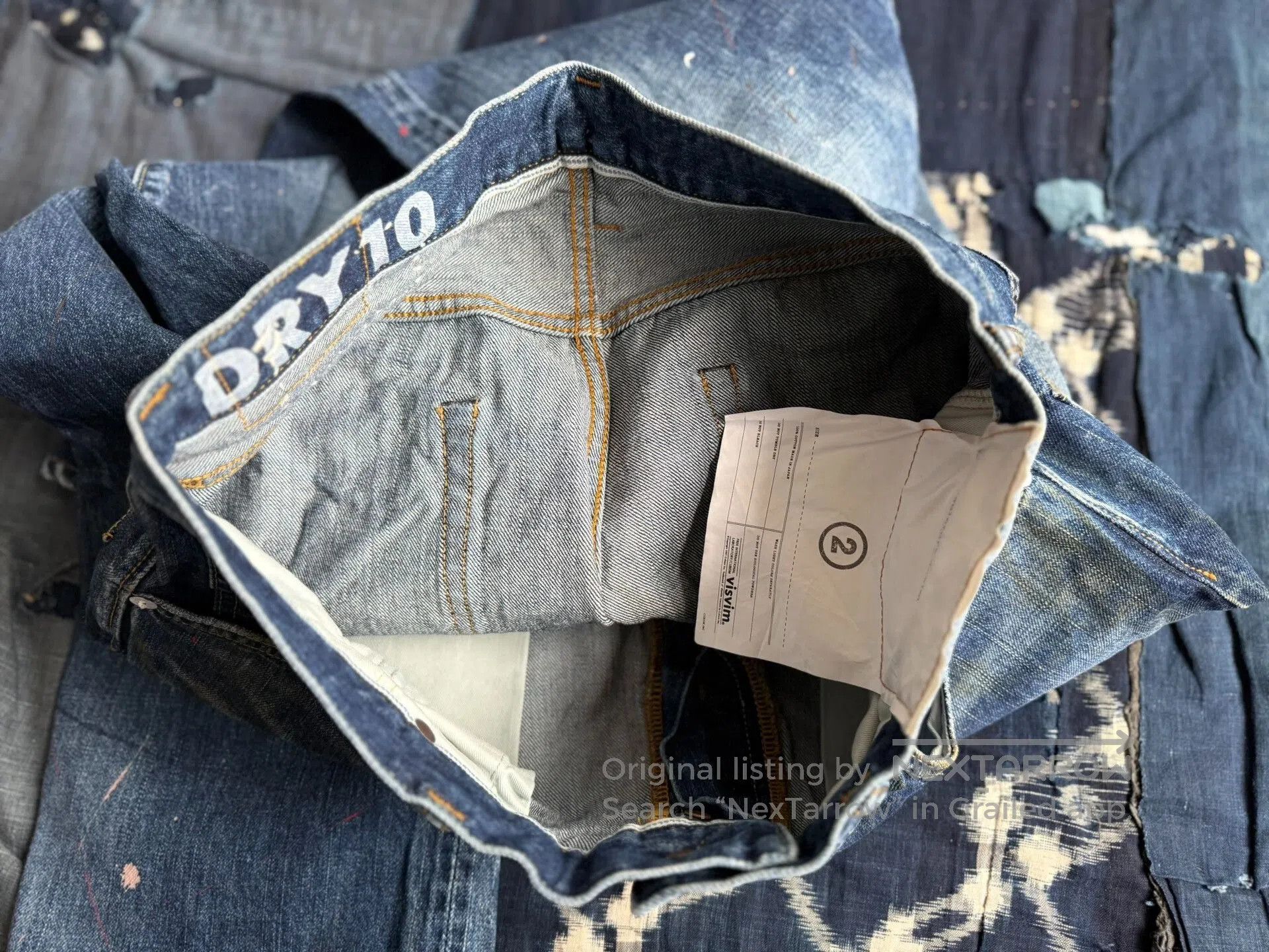 Visvim visvim social sculpture dry wash denim pants. Size US 32 / EU 48 - 8 Thumbnail