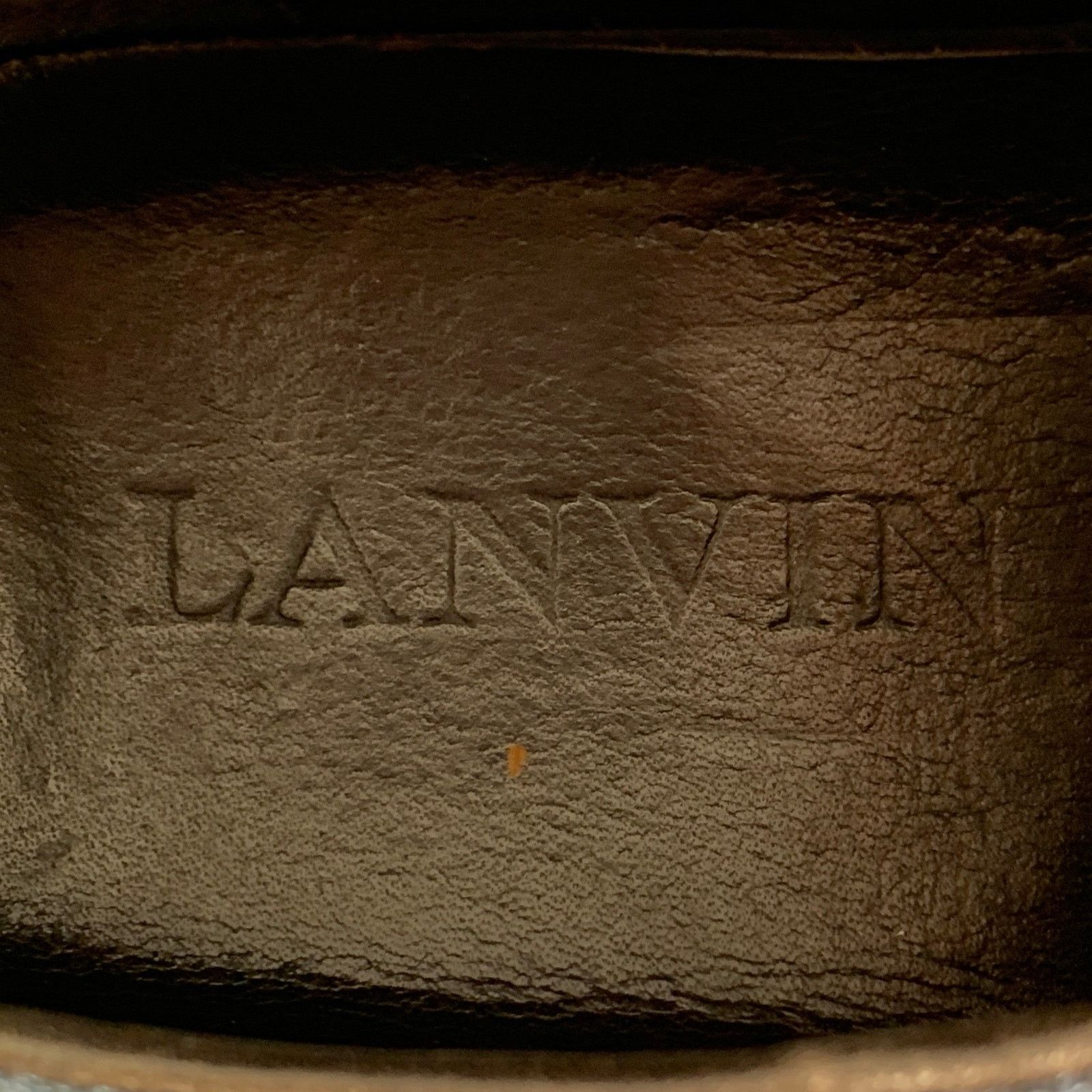 Lanvin LANVIN DBB1 Navy Black Color Block Leather Low Top Sneakers Size US 8 / EU 41 - 7 Thumbnail
