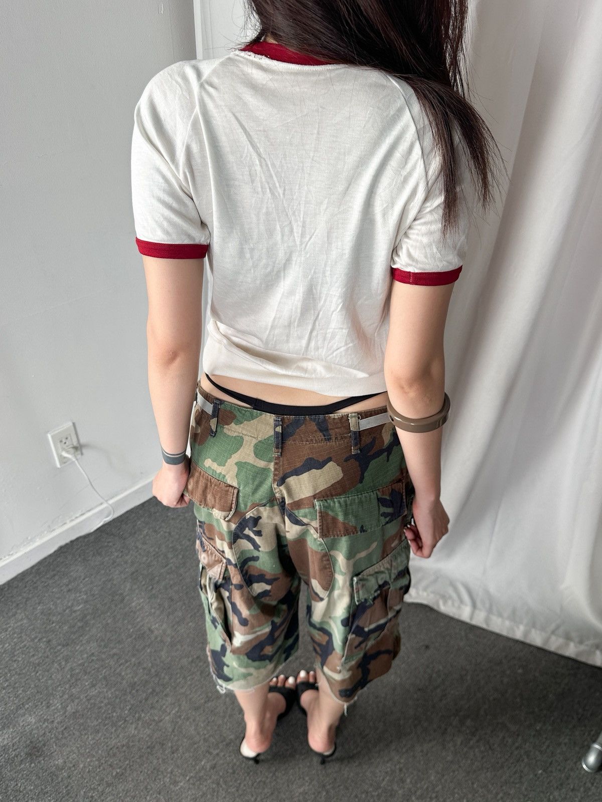 Vintage 1980s Us Army Camo Cargo Pants Size US 31 - 4 Thumbnail