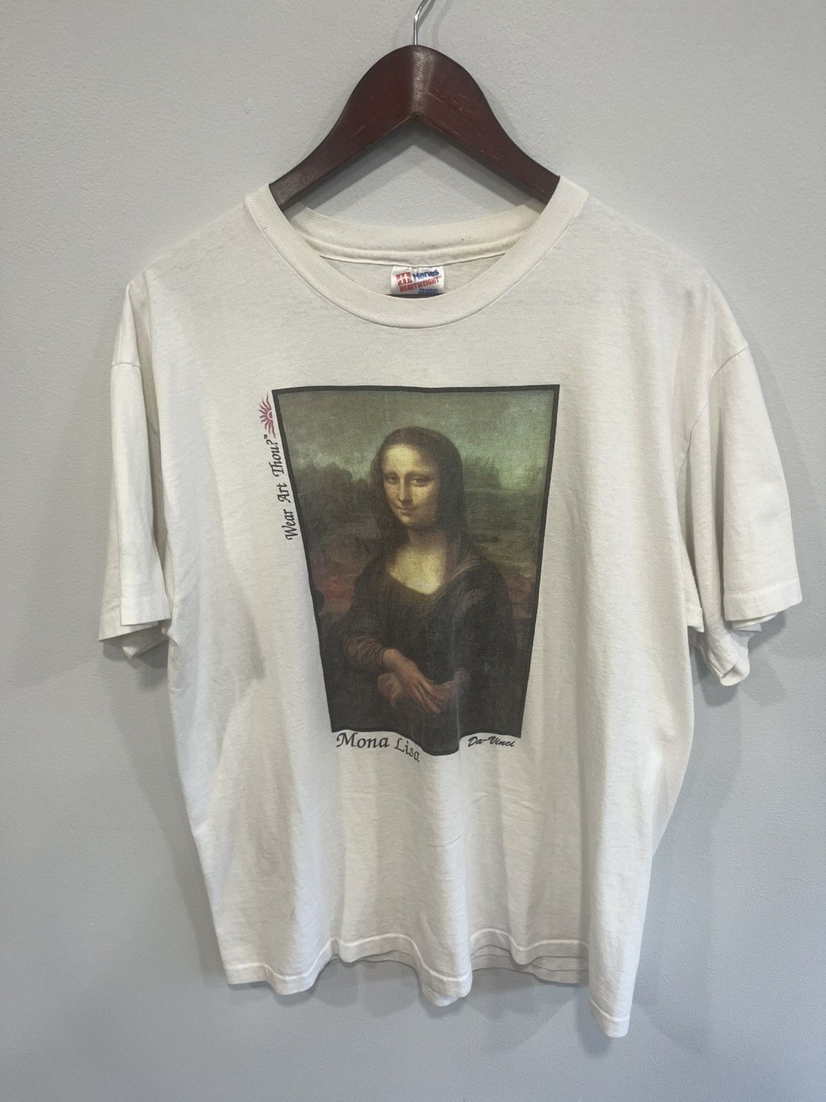 Other Vintage Davinci Mona Lisa art T shirt Size US XL / EU 56 / 4 - 1 Preview