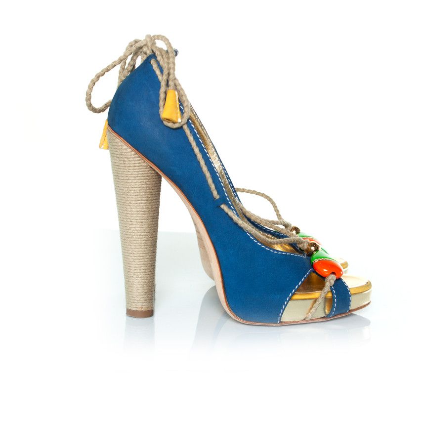 Dsquared2 Dsquared2, Blue suede candy pump Size US 7.5 / IT 37.5 - 5 Thumbnail