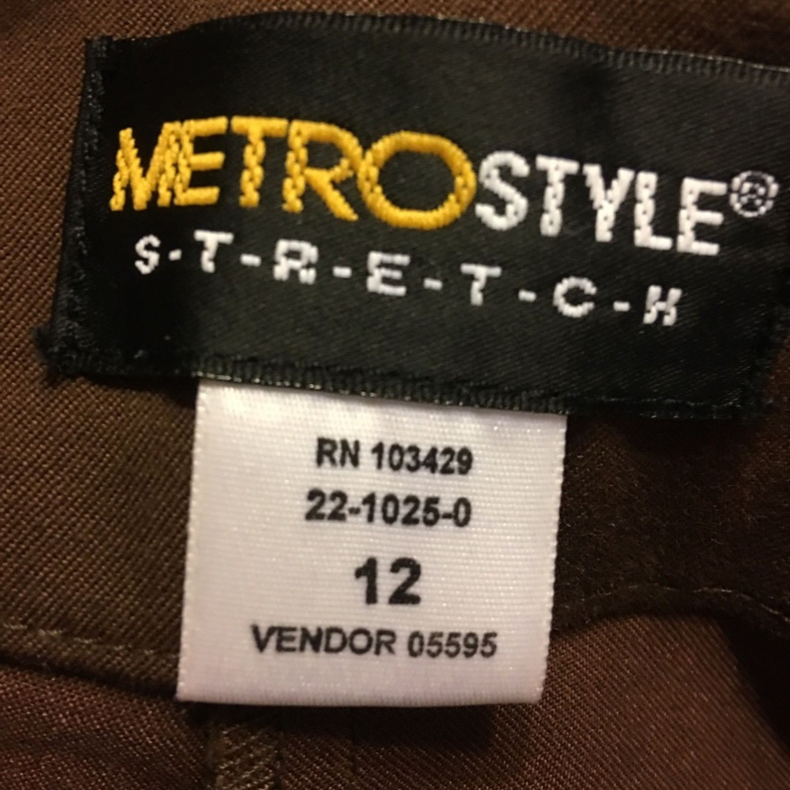 Other Metro style brown boot cut stretch slacks 12 Size 34" / US 12 / IT 48 - 5 Thumbnail