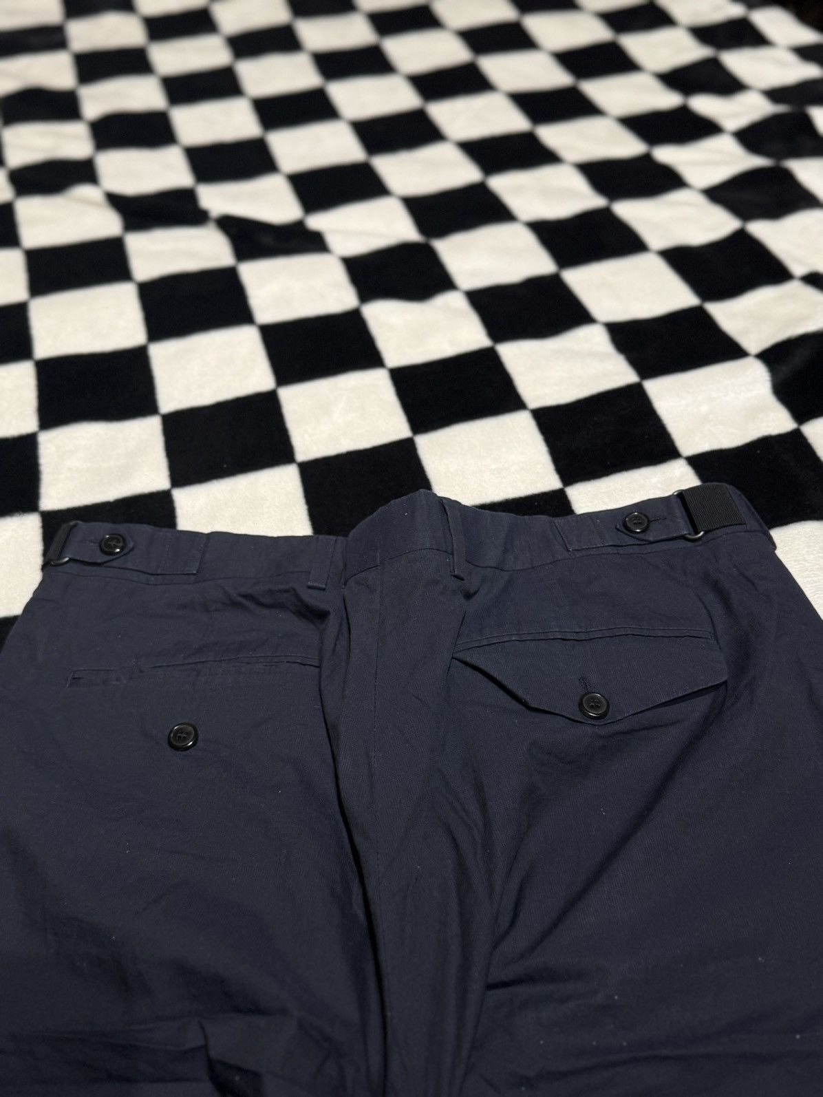 Dries Van Noten TROUSERS OVERDYED BAGGY WIDELEG PANTS CHINOS SLACKS Size US 34 / EU 50 - 4 Thumbnail