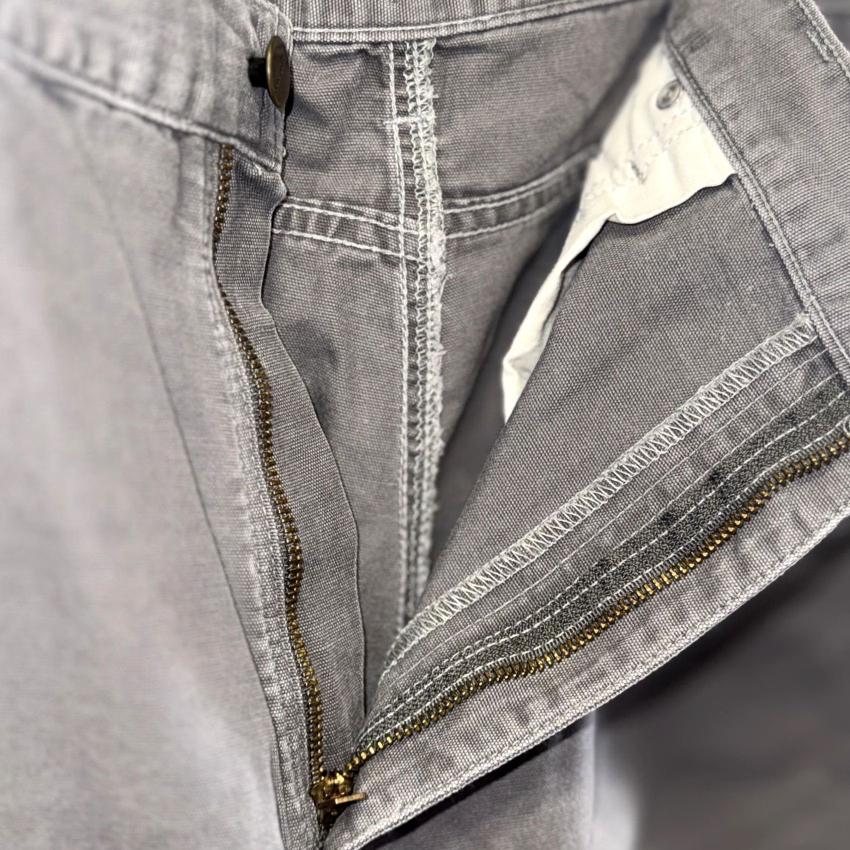 Carhartt Carhartt Pants Mens 38x32 Gray Carpenter Workwear Utility Double Knee Canvas Size US 38 / EU 54 - 6 Thumbnail