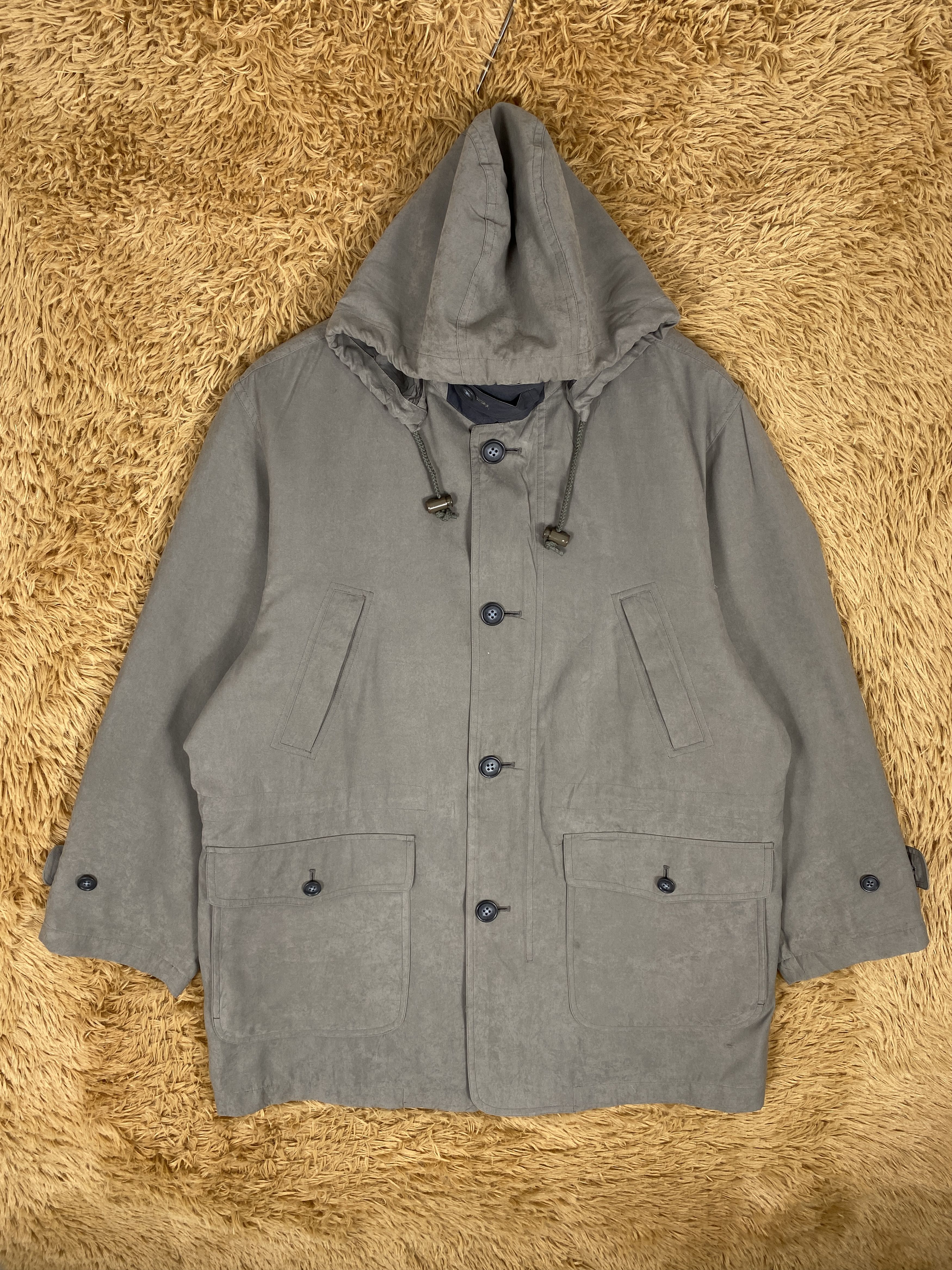 Japanese Brand Vintage Breeks Ambition Hoodie Quilted Lining Jacket J2374 Size US M / EU 48-50 / 2 - 1 Thumbnail