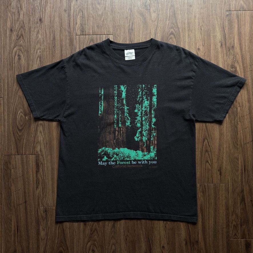 Vintage 1991 “May the Forest Be With You” Tee Size US L / EU 52-54 / 3 - 1 Thumbnail