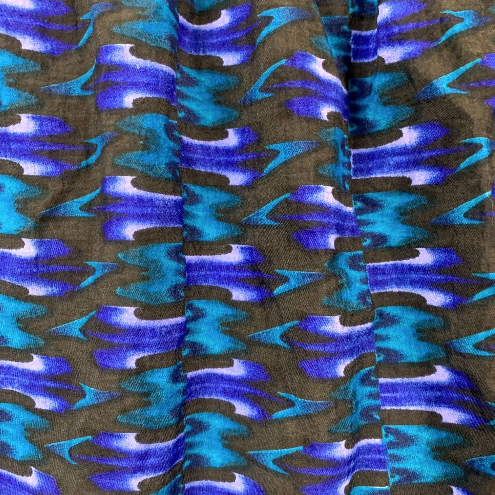 Speedo VINTAGE Speedo Trunks Mens XL Blue Abstract Print 90s Retro Swim Bottoms Shorts Shippable NWT Size US 36 / EU 52 - 2 Thumbnail