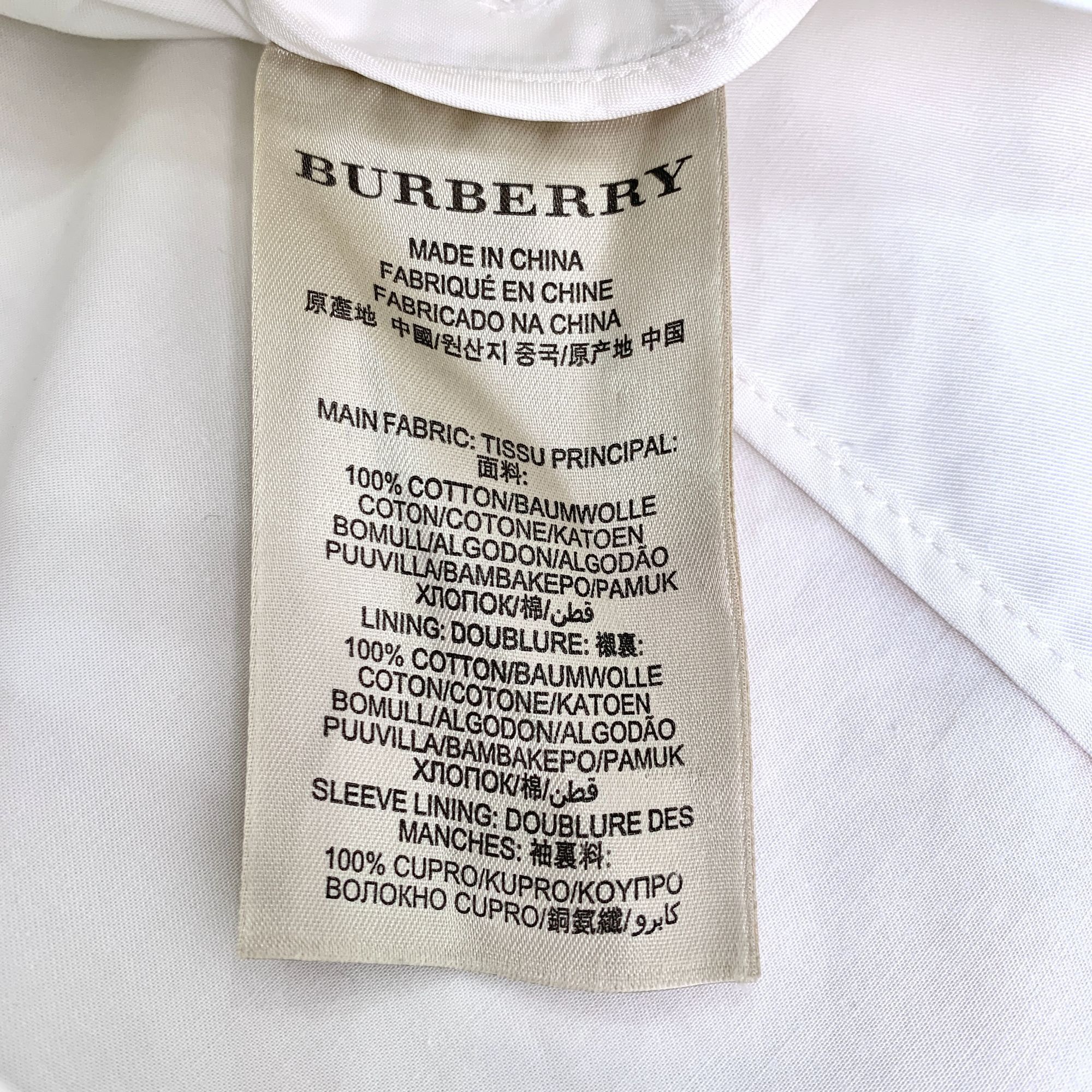 Burberry Burberry Brit White Belted Trench Coat (Size 36/XS) Size XS / US 0-2 / IT 36-38 - 2 Thumbnail