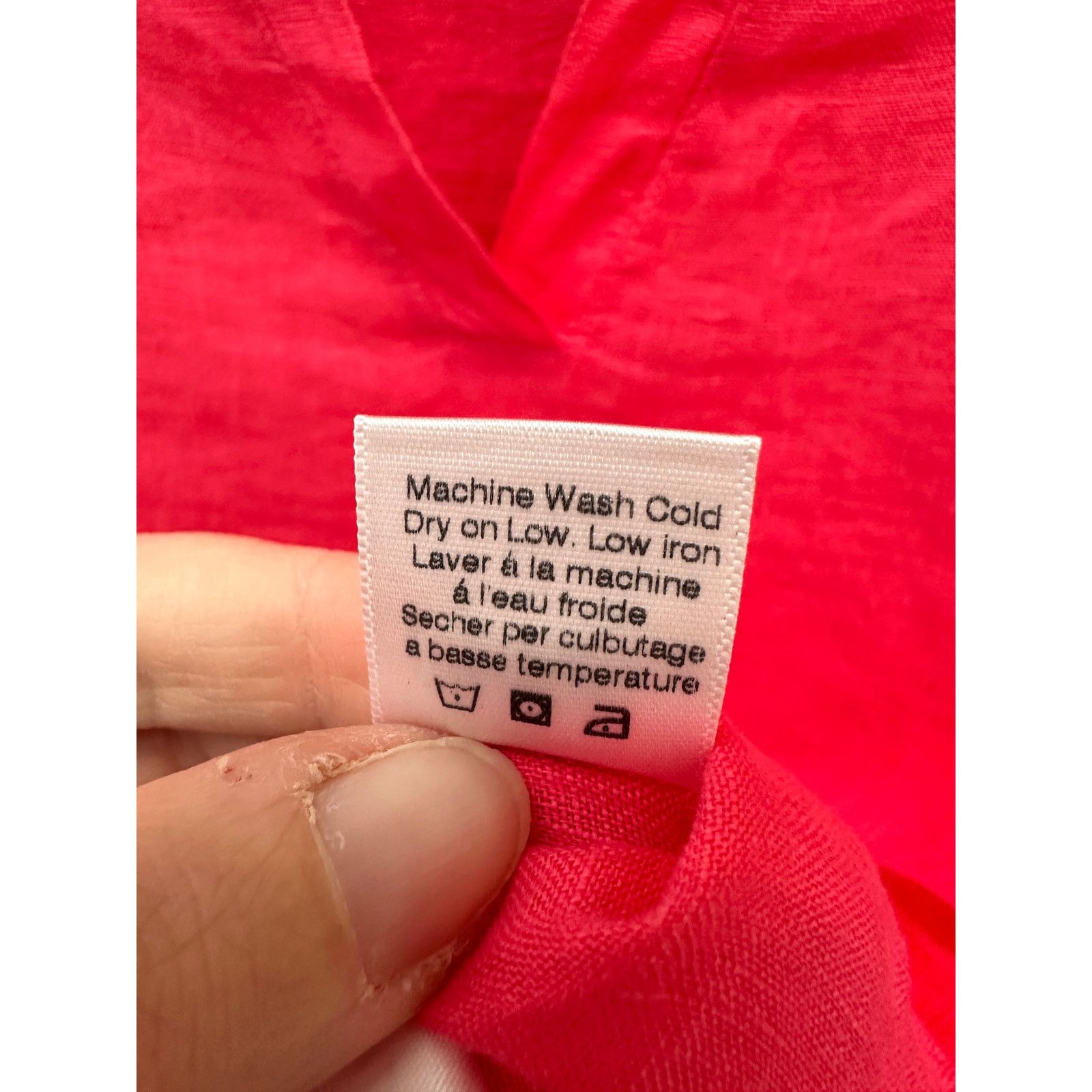 Other STARK X Hot Pink Linen Lagenlook Collared Boxy Oversized Top Size M / US 6-8 / IT 42-44 - 8 Thumbnail