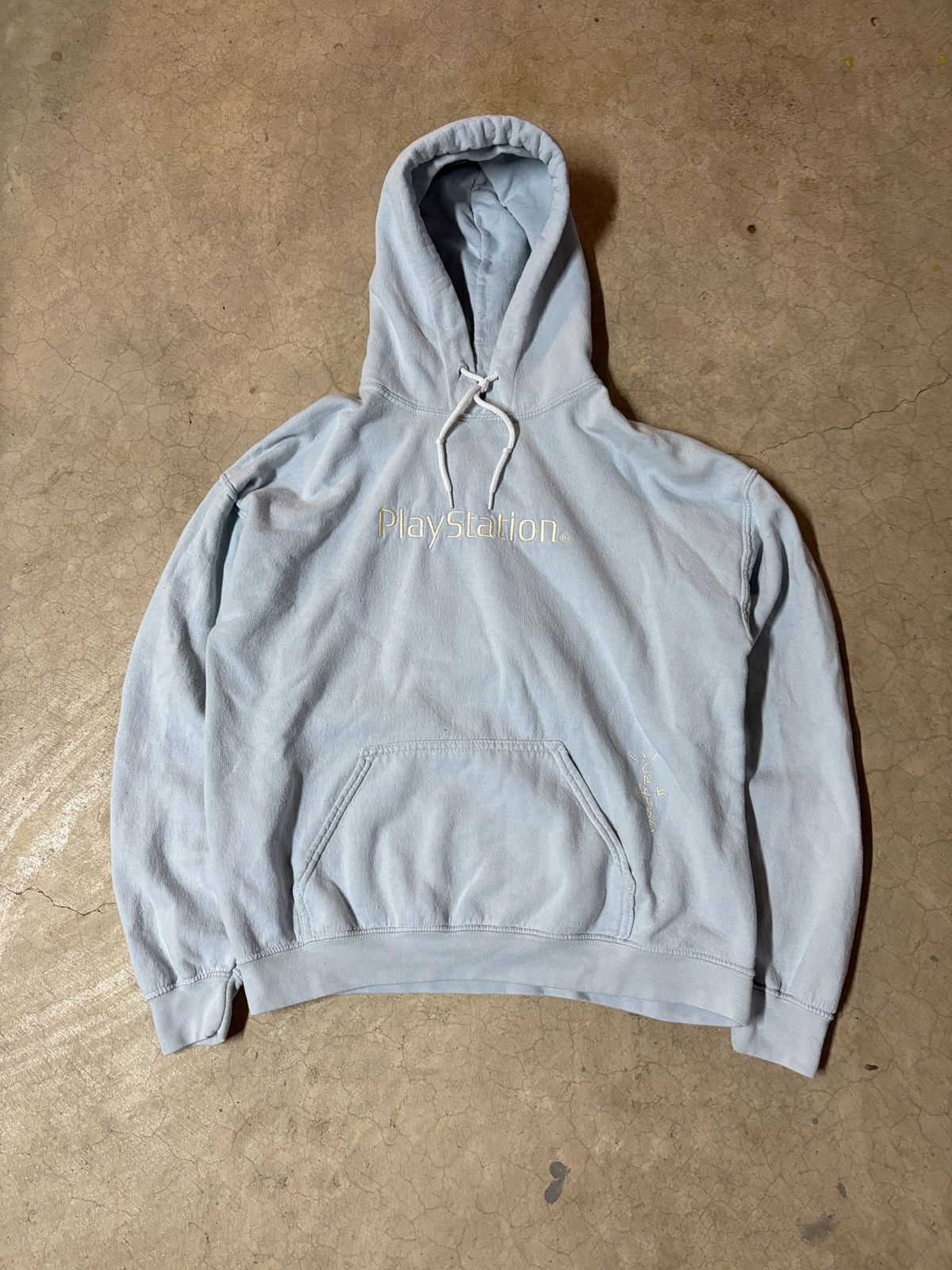 Travis Scott Playstation x Travis Scott MOTHERBOARD HOODIE II Light Blue Size US S / EU 44-46 / 1 - 1 Thumbnail