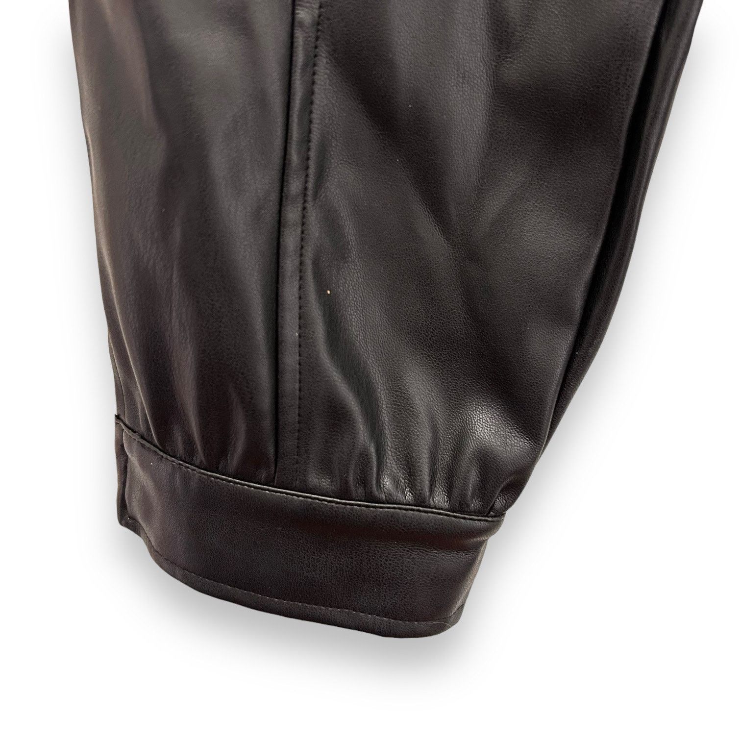 Young Fabulous & Broke Young Fabulous & Broke Priscilla Vegan Leather Joggers Size 29" - 7 Thumbnail