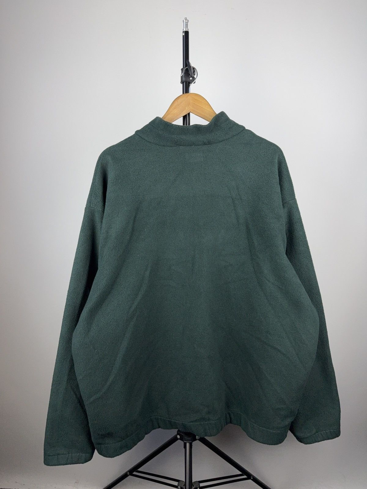 Helly Hansen × Vintage Vintage 90s Helly Hansen Green Fleece Jacket Zip Front XXL Size US XXL / EU 58 / 5 - 11 Thumbnail