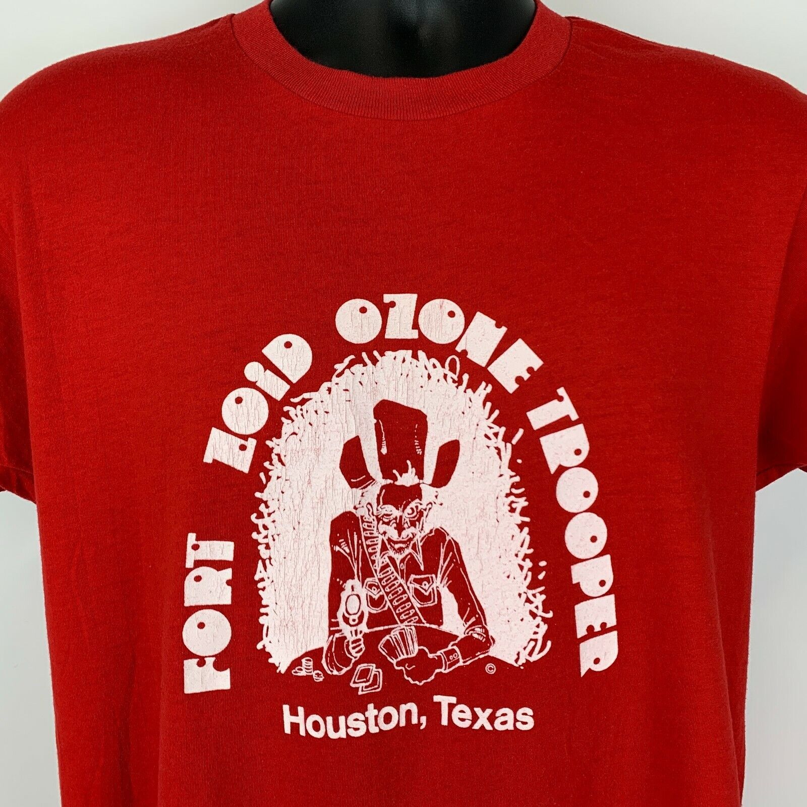 Vintage Vintage 80s Fort Zoid Ozone Trooper T Shirt Houston M Medium Size US M / EU 48-50 / 2 - 6 Thumbnail