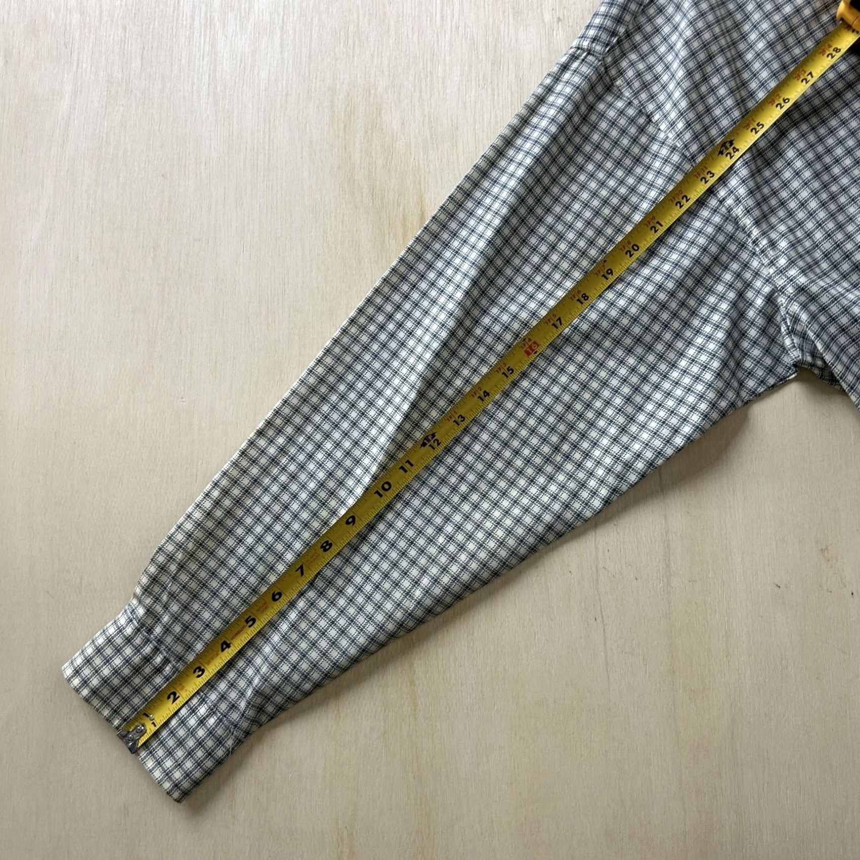 Vintage Loafers Shirt Mens 2XLT Blue Check Long Sleeve Button-Down Wrinkle Resistant Shirt Size US XXL / EU 58 / 5 - 6 Thumbnail