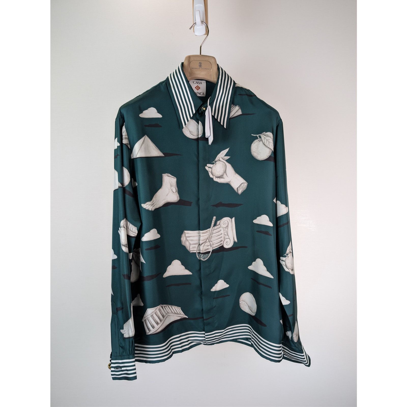 Casablanca CASABLANCA Futuro Optimisto Silk Shirt | Grailed