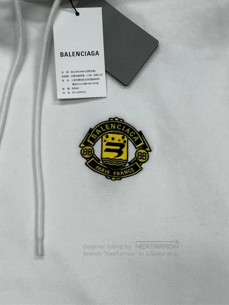 Balenciaga Balenciaga Double hook boomerang logo hooded hoodie Size US M / EU 48-50 / 2 - 4 Thumbnail
