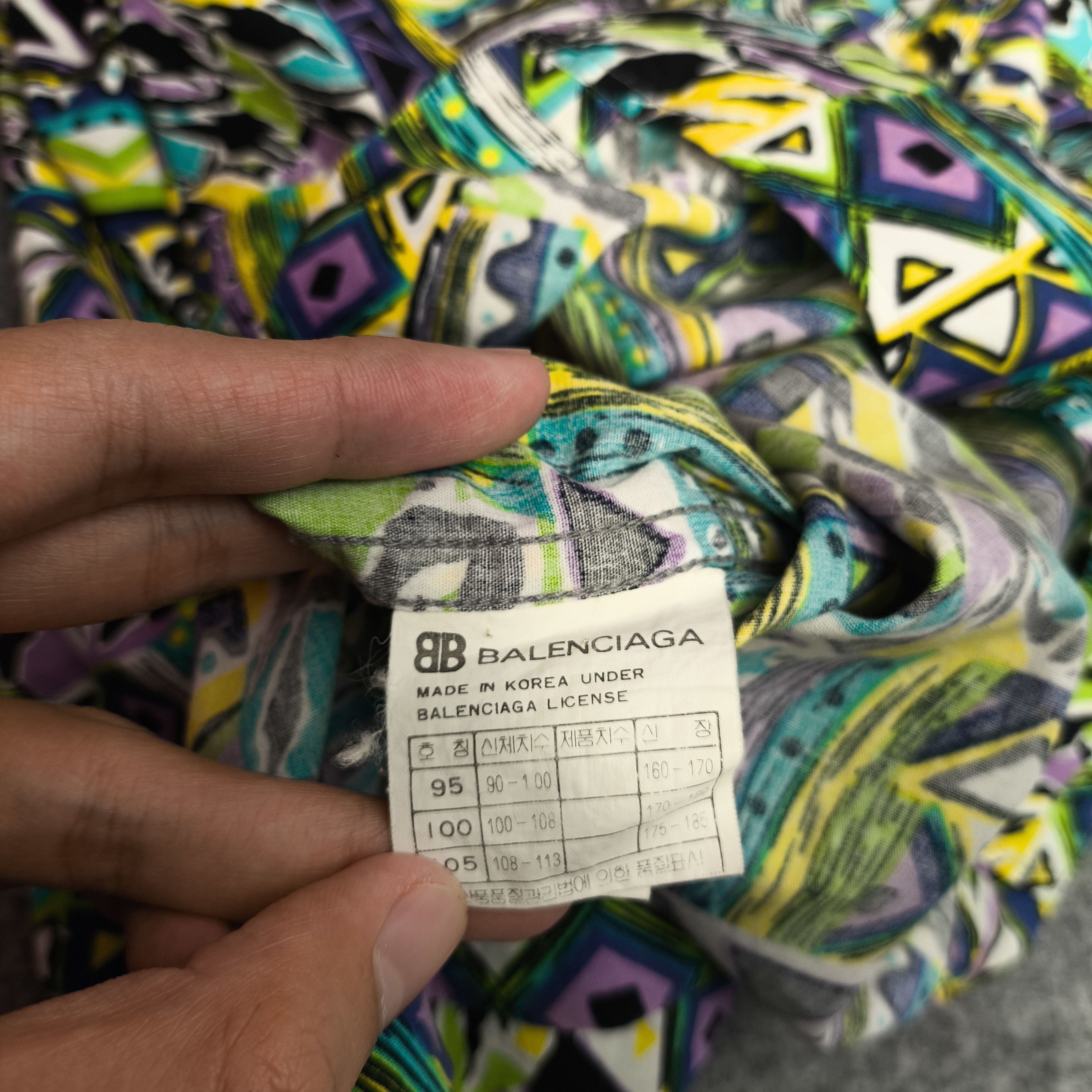 Balenciaga Rare 1993 Balenciaga shirt Size US L / EU 52-54 / 3 - 5 Thumbnail