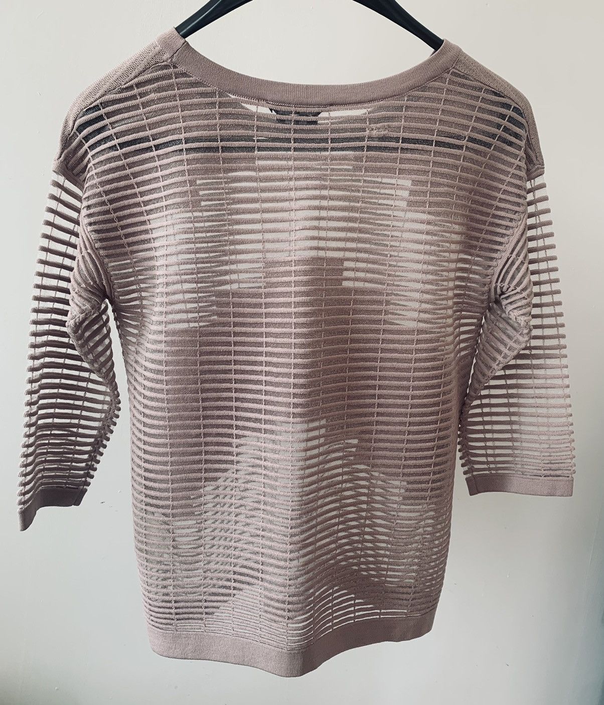 Tom Ford Tom Ford Sheer Woven Silk Blend Blouse in Powder Pink Size XS / US 0-2 / IT 36-38 - 4 Thumbnail