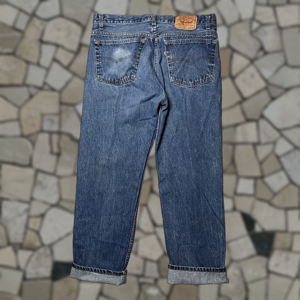 VINTAGE Levi's 501 Jeans Denim Blue 38x33 USA Mens Straight Pockets Regular Denim 501 Model Levi's USA