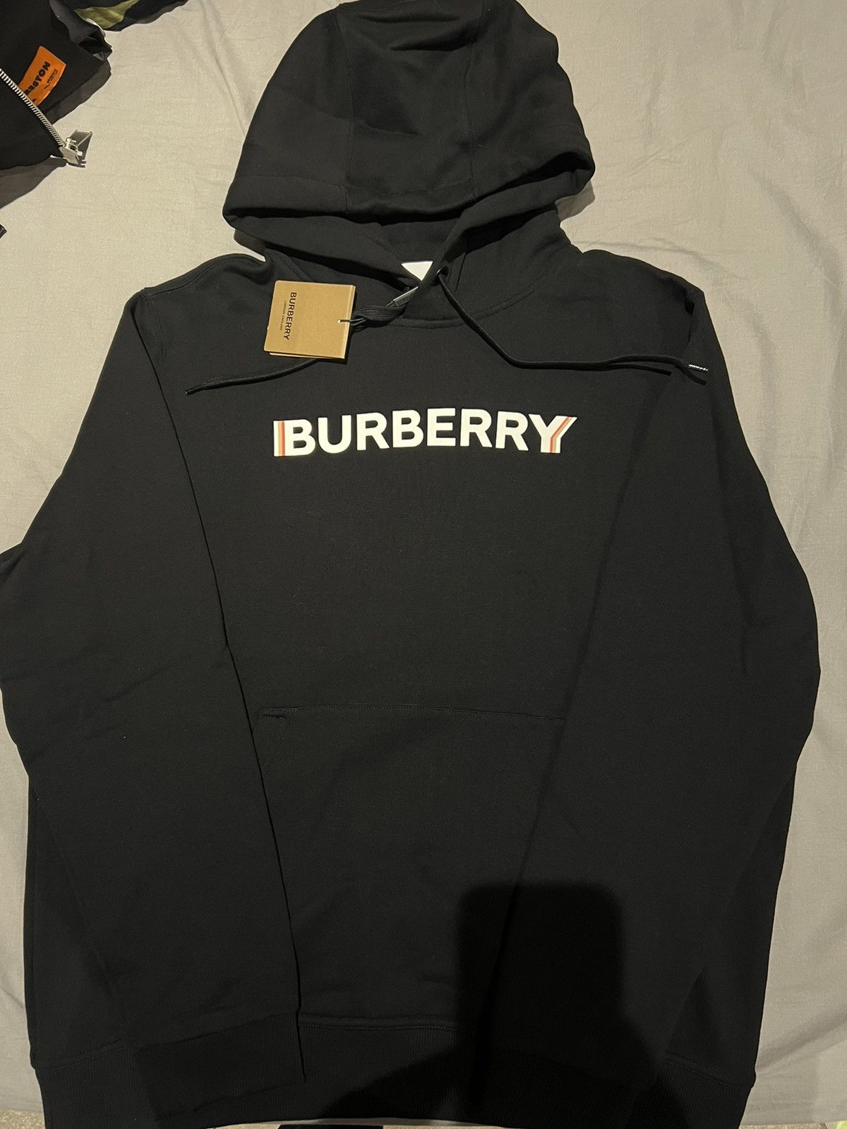 Burberry Burberry Logo Hoodie Size US L / EU 52-54 / 3 - 1 Thumbnail