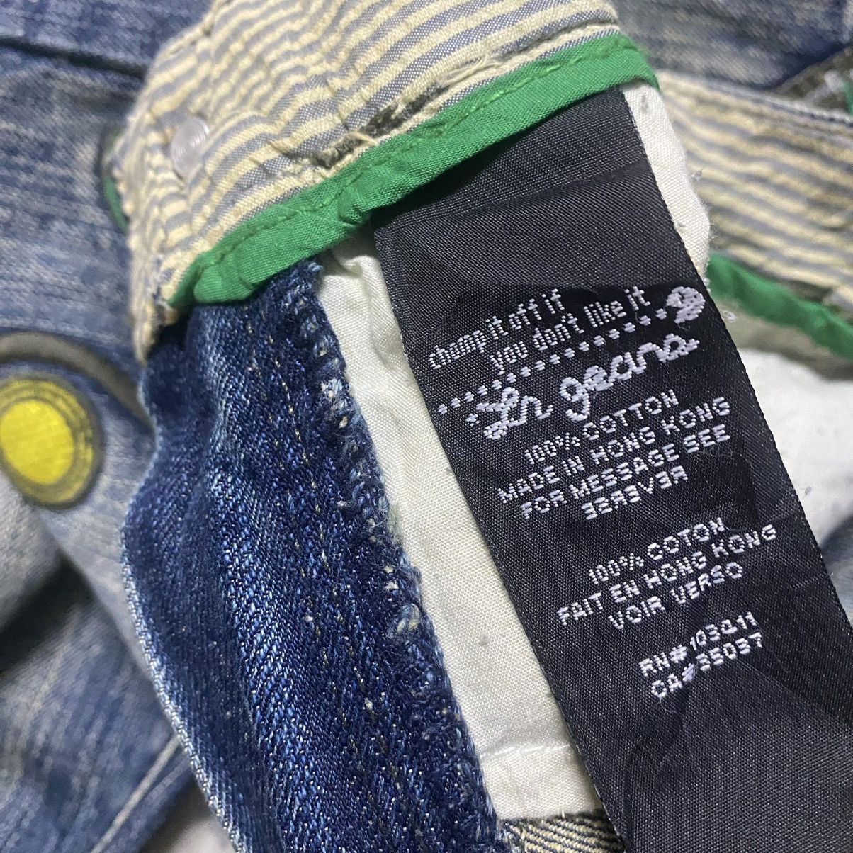 LRG Vintage LRG Denim Baggy Jeans Embroidery Japanese Tea Garden Size US 36 / EU 52 - 17 Thumbnail