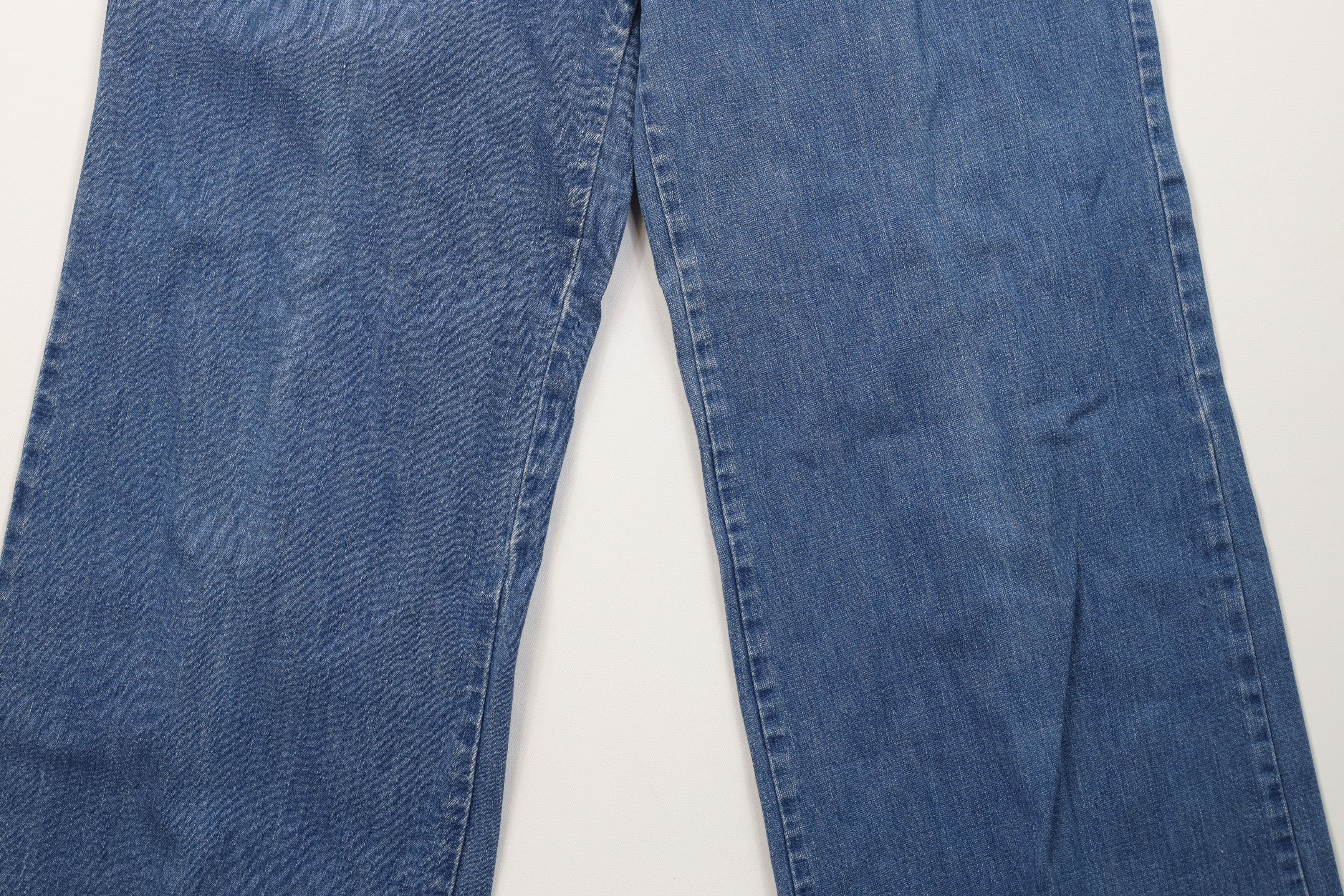 Vintage Vintage 70s Streetwear Flower Bell Bottoms Jeans USA Size 28" / US 6 / IT 42 - 4 Thumbnail